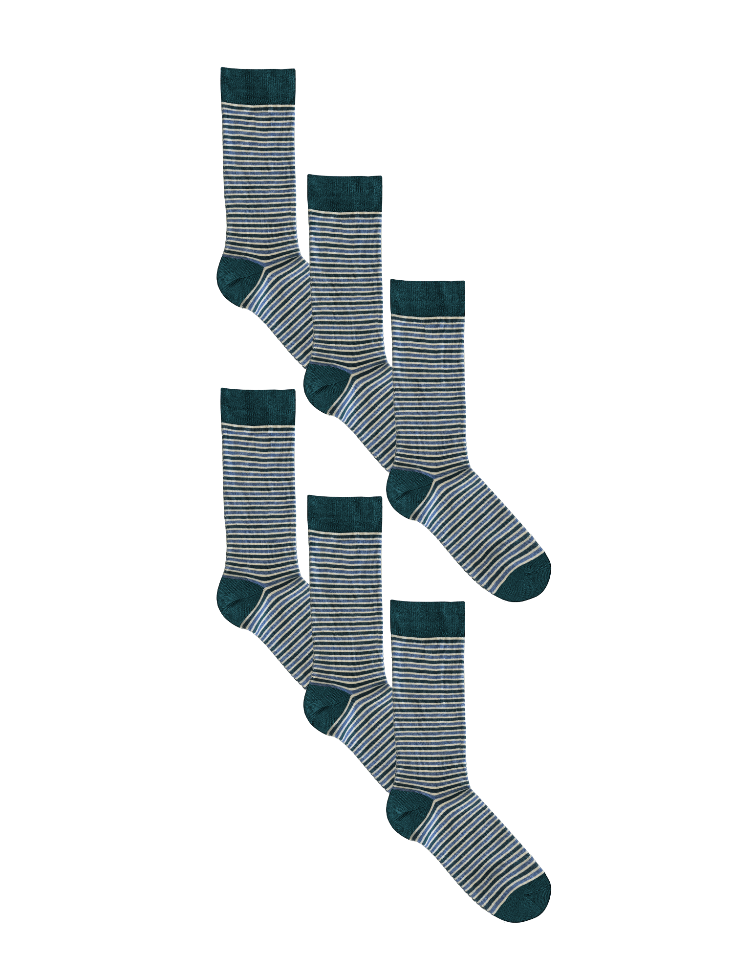 Bio-Baumwoll-Socken Unisex - 6er-Pack - Evermind.eco