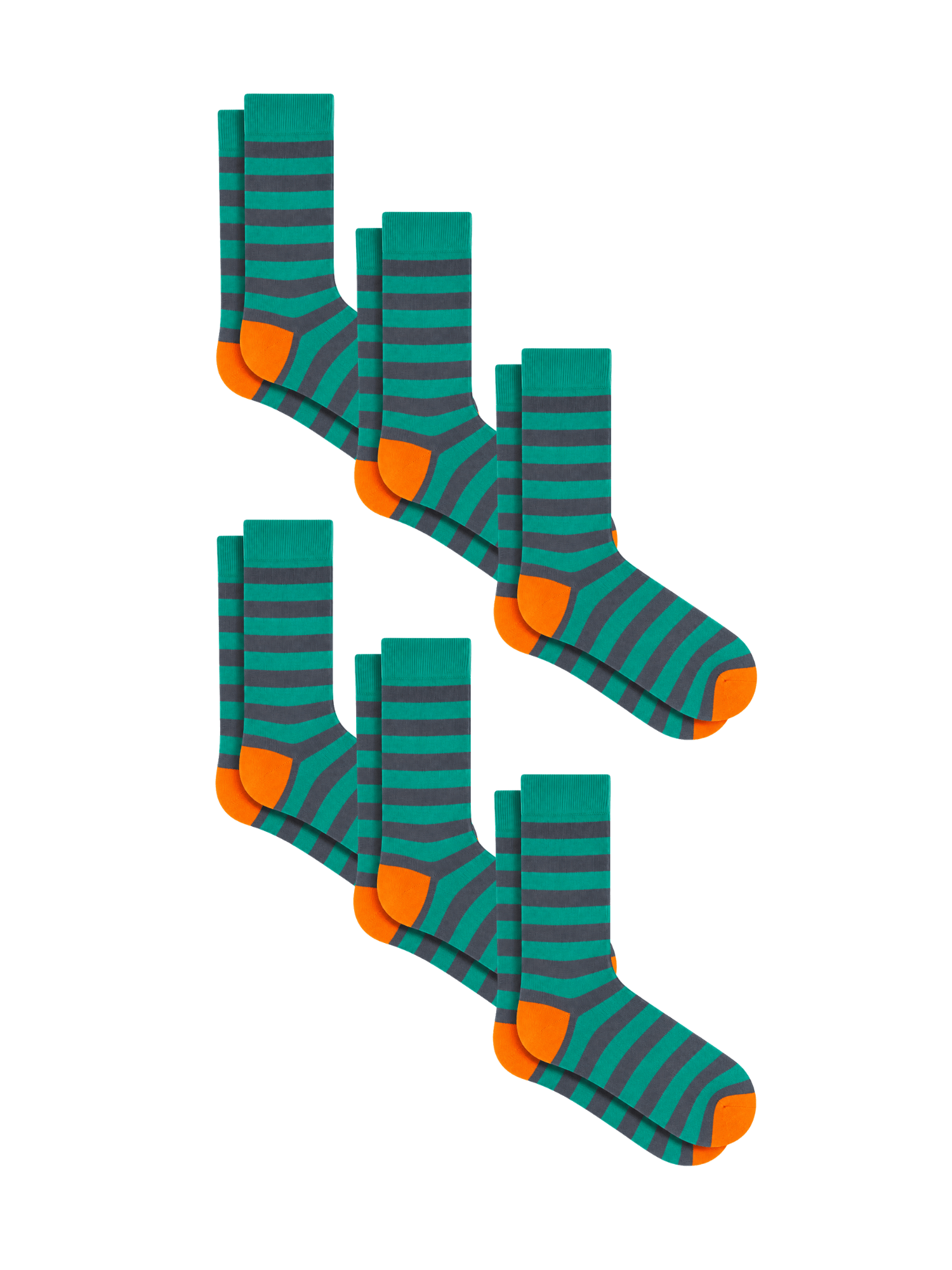 Bio-Baumwoll-Socken Unisex - 6er-Pack - Evermind.eco
