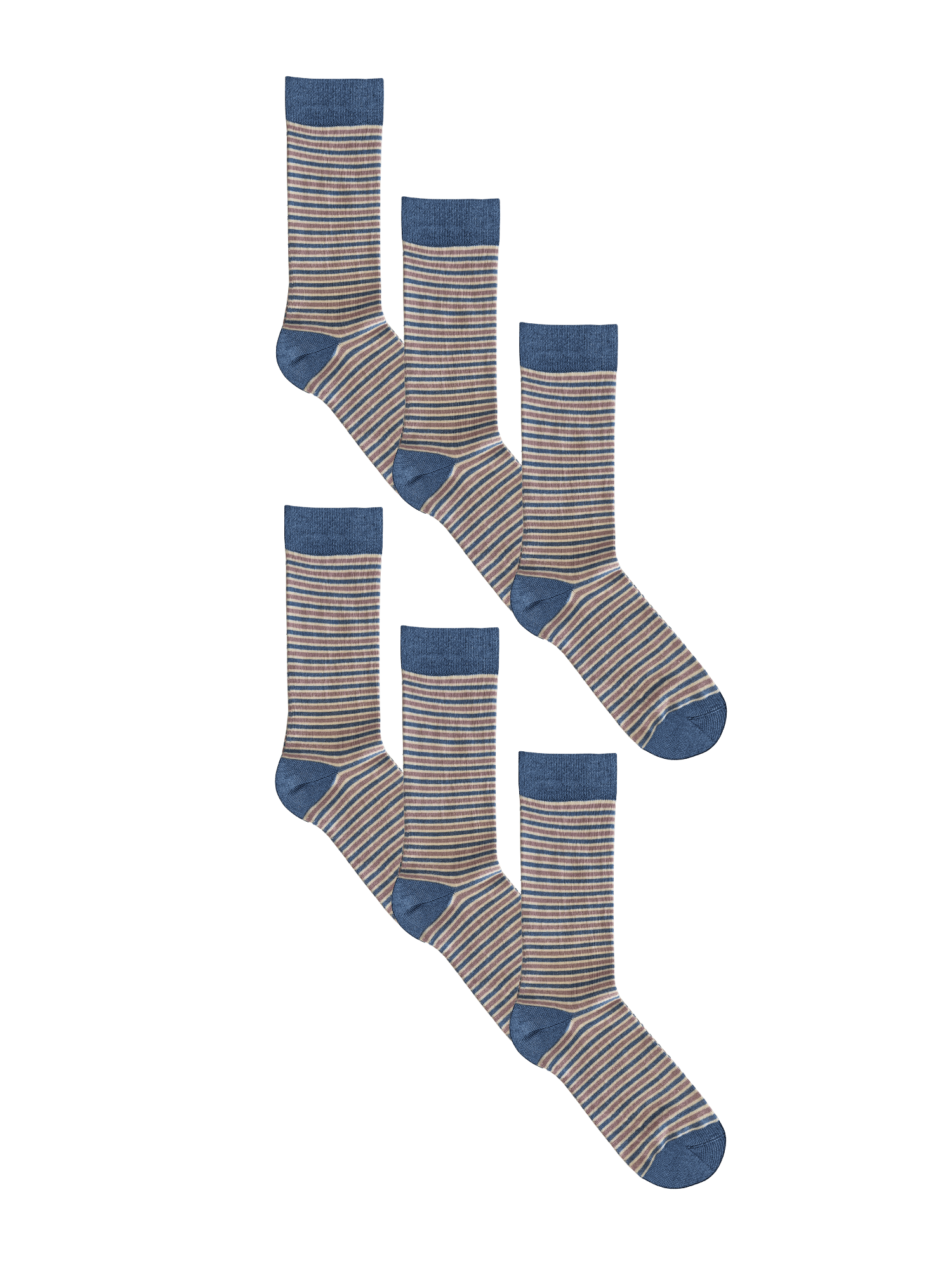 Bio-Baumwoll-Socken Unisex - 6er-Pack - Evermind.eco
