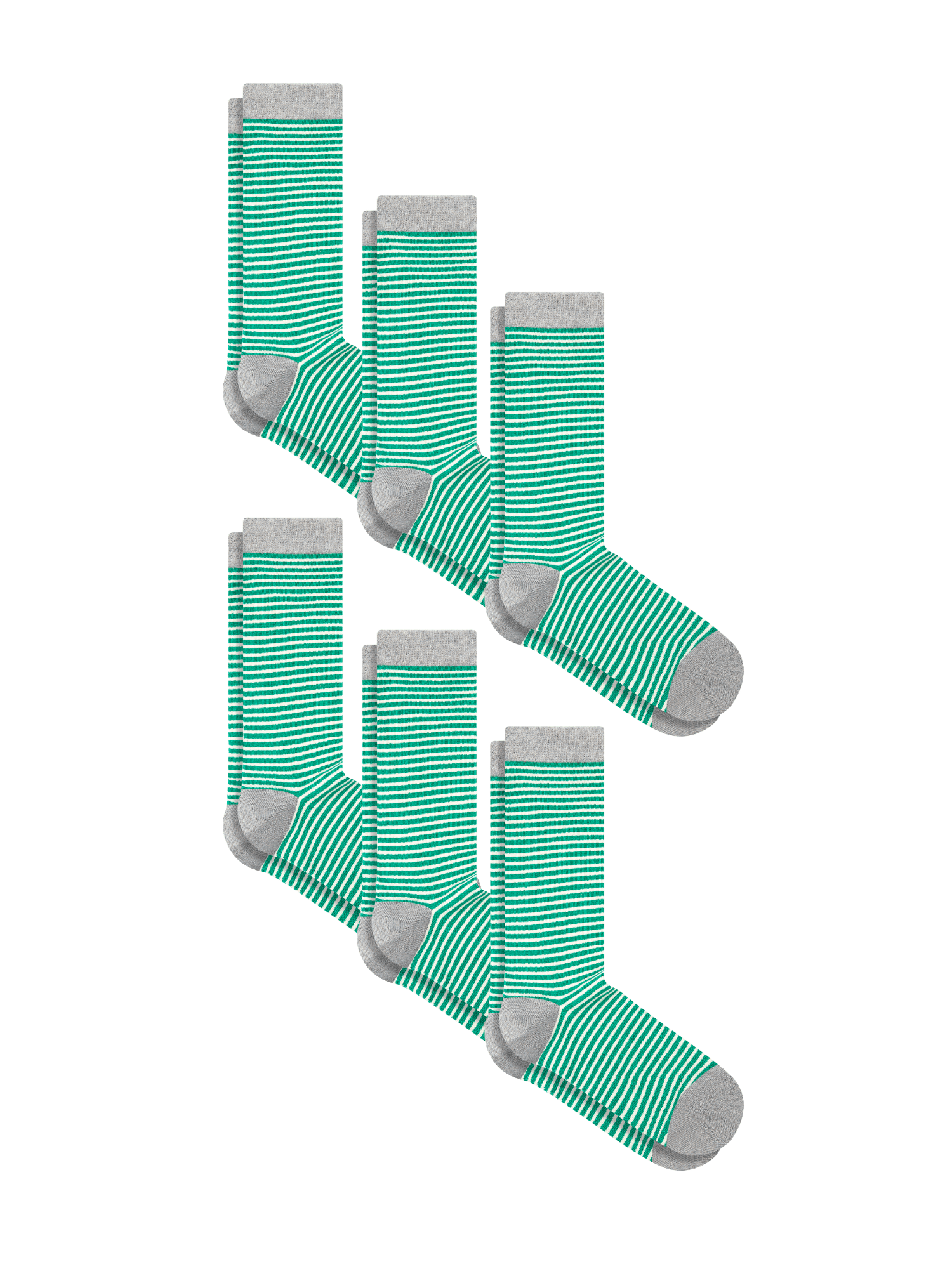 Bio-Baumwoll-Socken Unisex - 6er-Pack - Evermind.eco