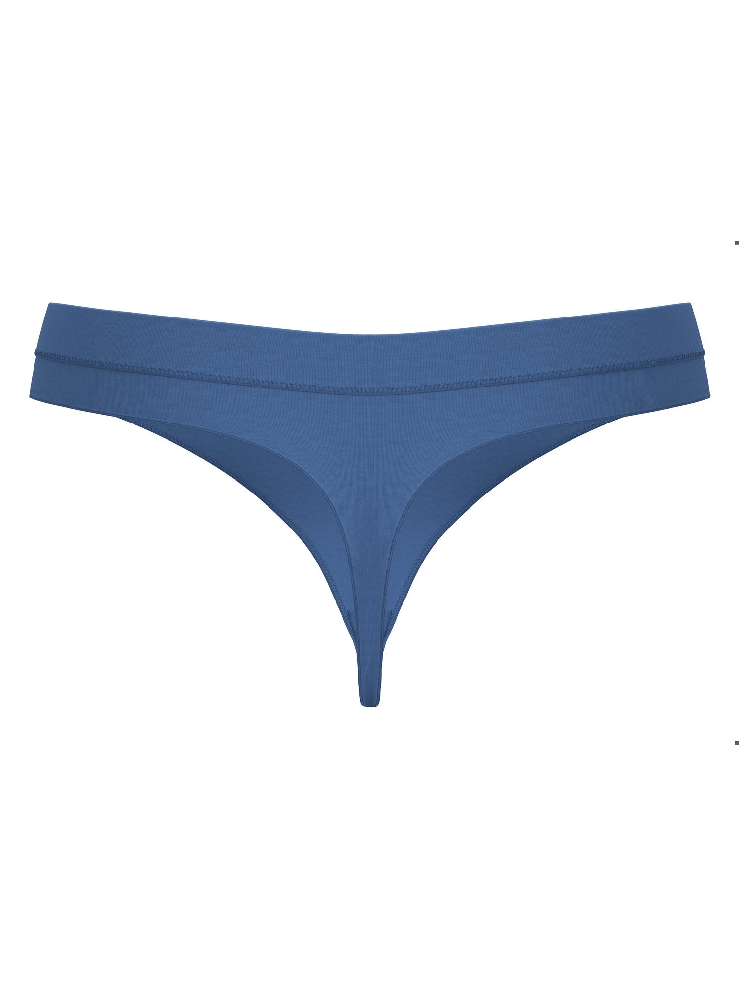 Bio-Baumwoll-String hoher Bund - 2er Pack - Evermind.eco