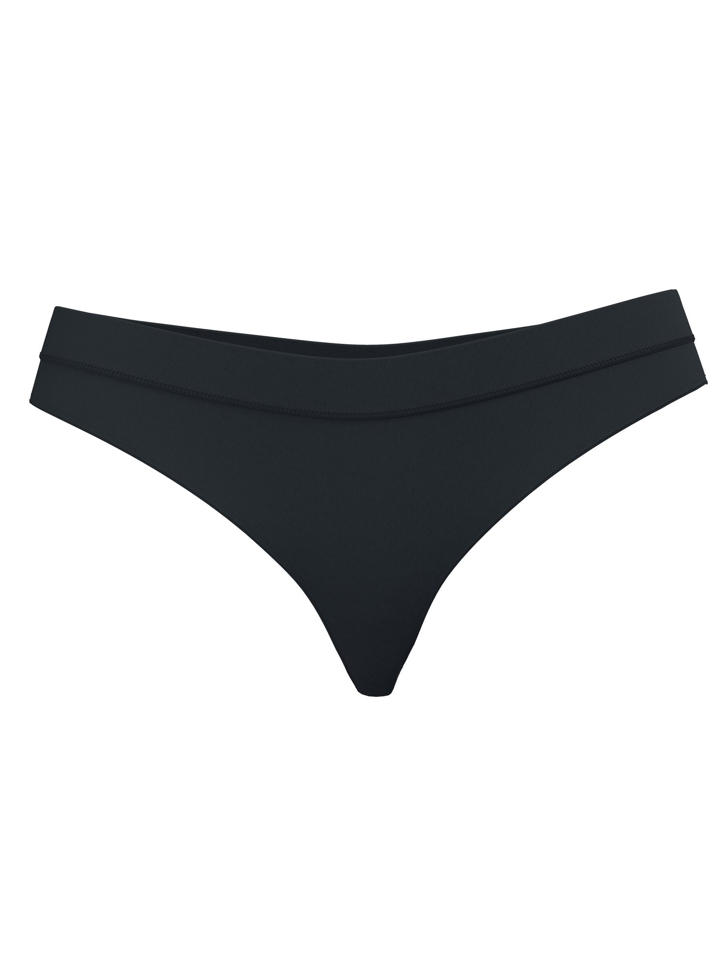 Bio-Baumwoll-String hoher Bund - 2er Pack - Evermind.eco