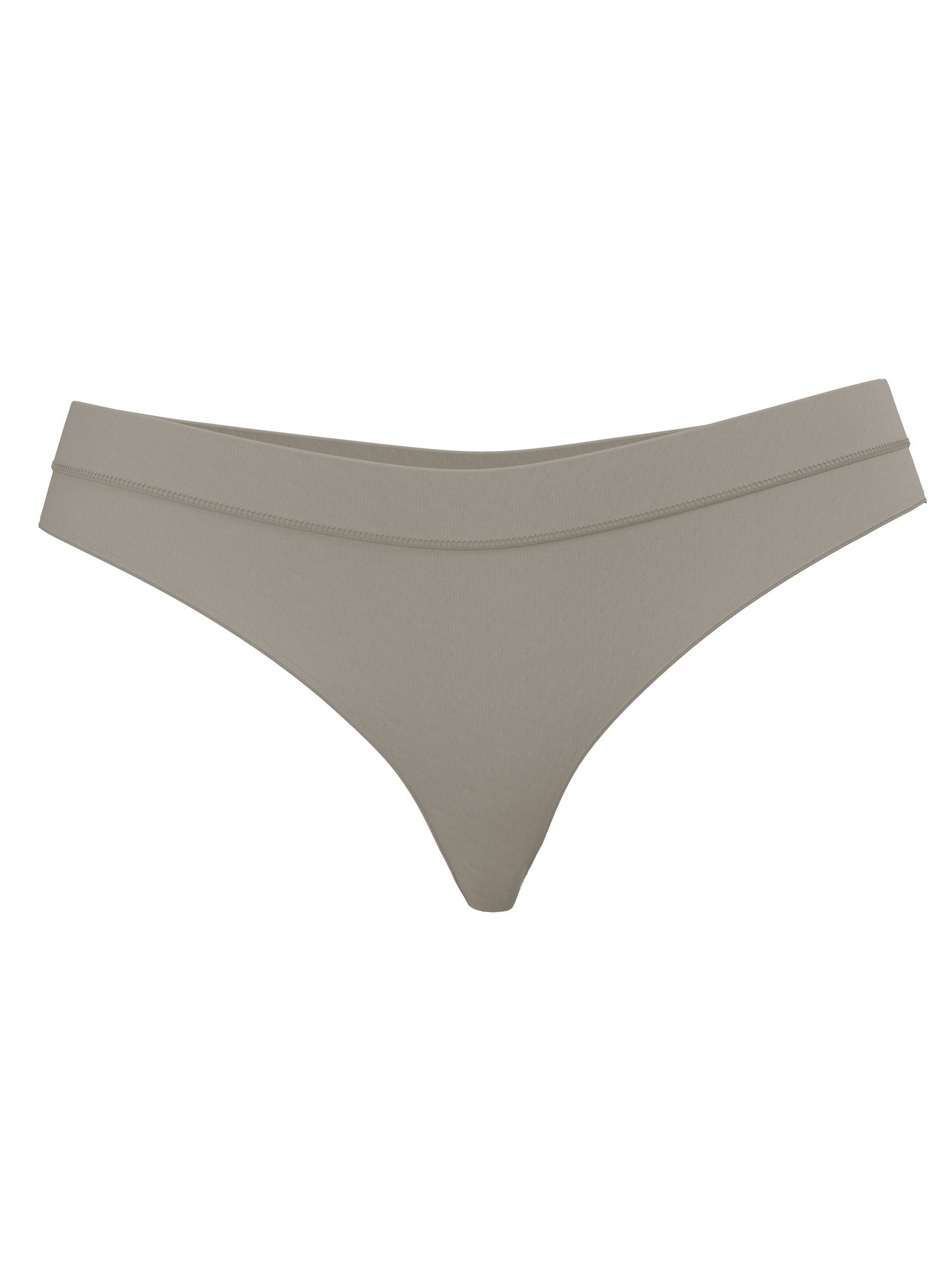 Bio-Baumwoll-String hoher Bund - 2er Pack - Evermind.eco