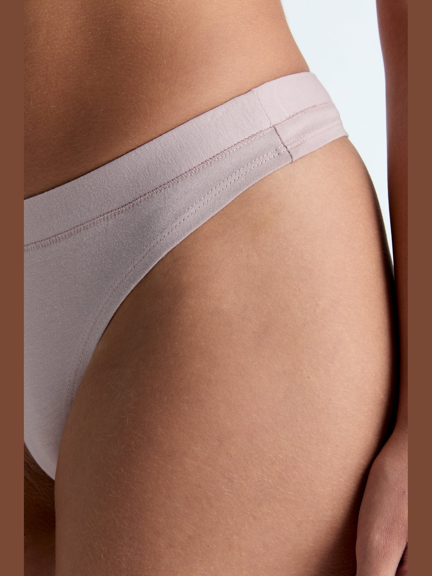 Bio-Baumwoll-String hoher Bund - 2er Pack - Evermind.eco