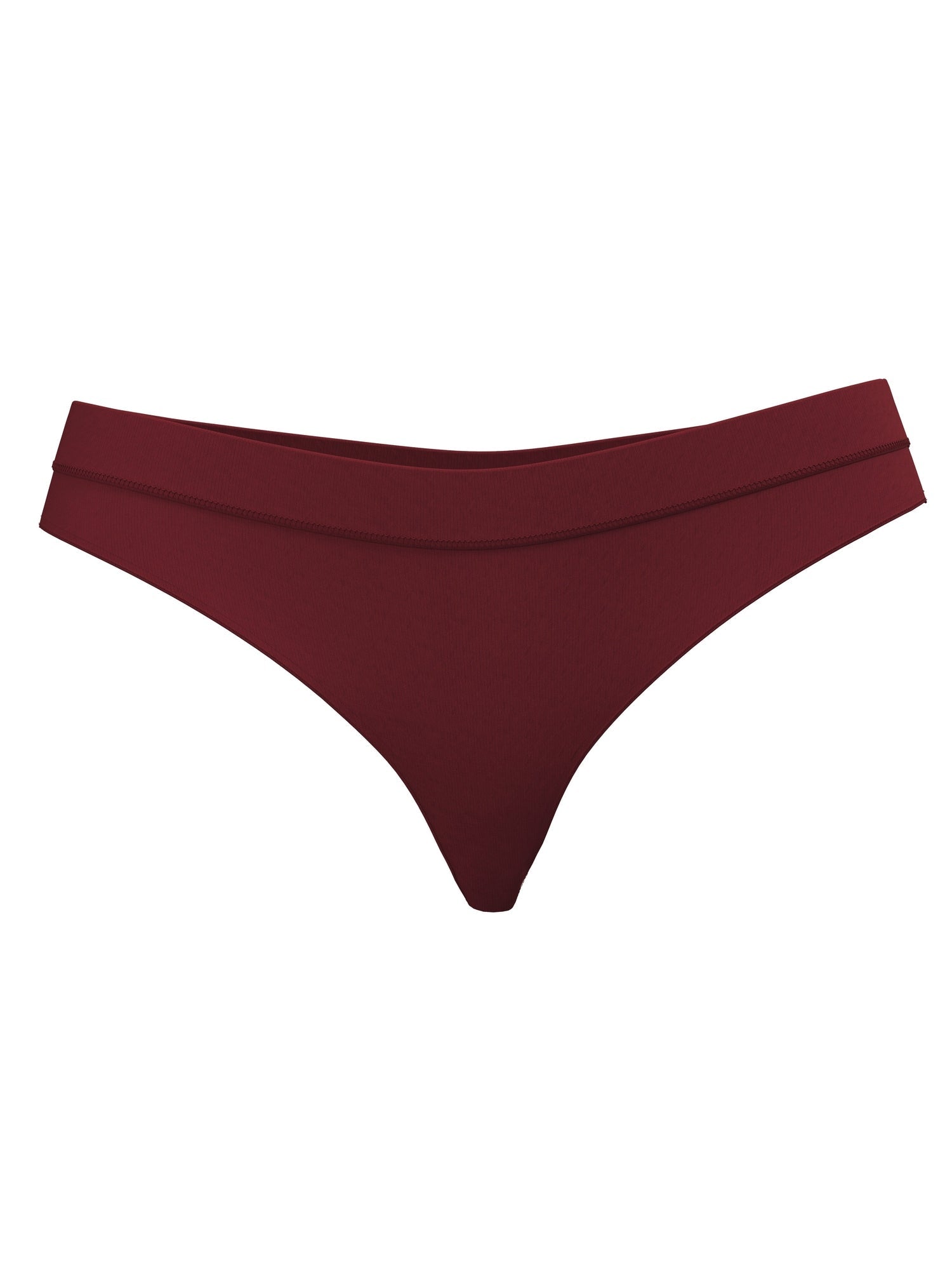 Bio-Baumwoll-String hoher Bund - 2er Pack - Evermind.eco