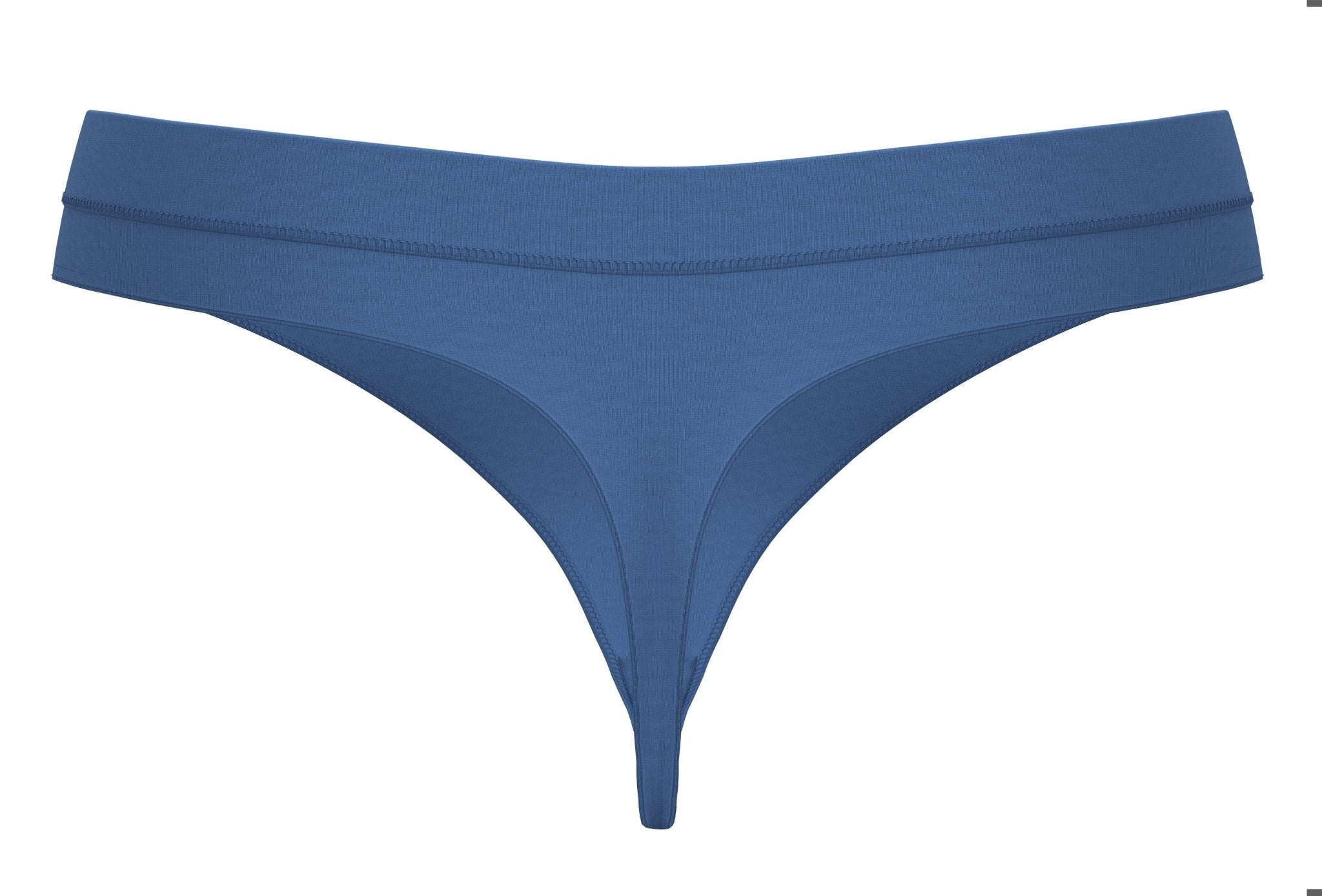 Bio-Baumwoll-String hoher Bund - Evermind.eco