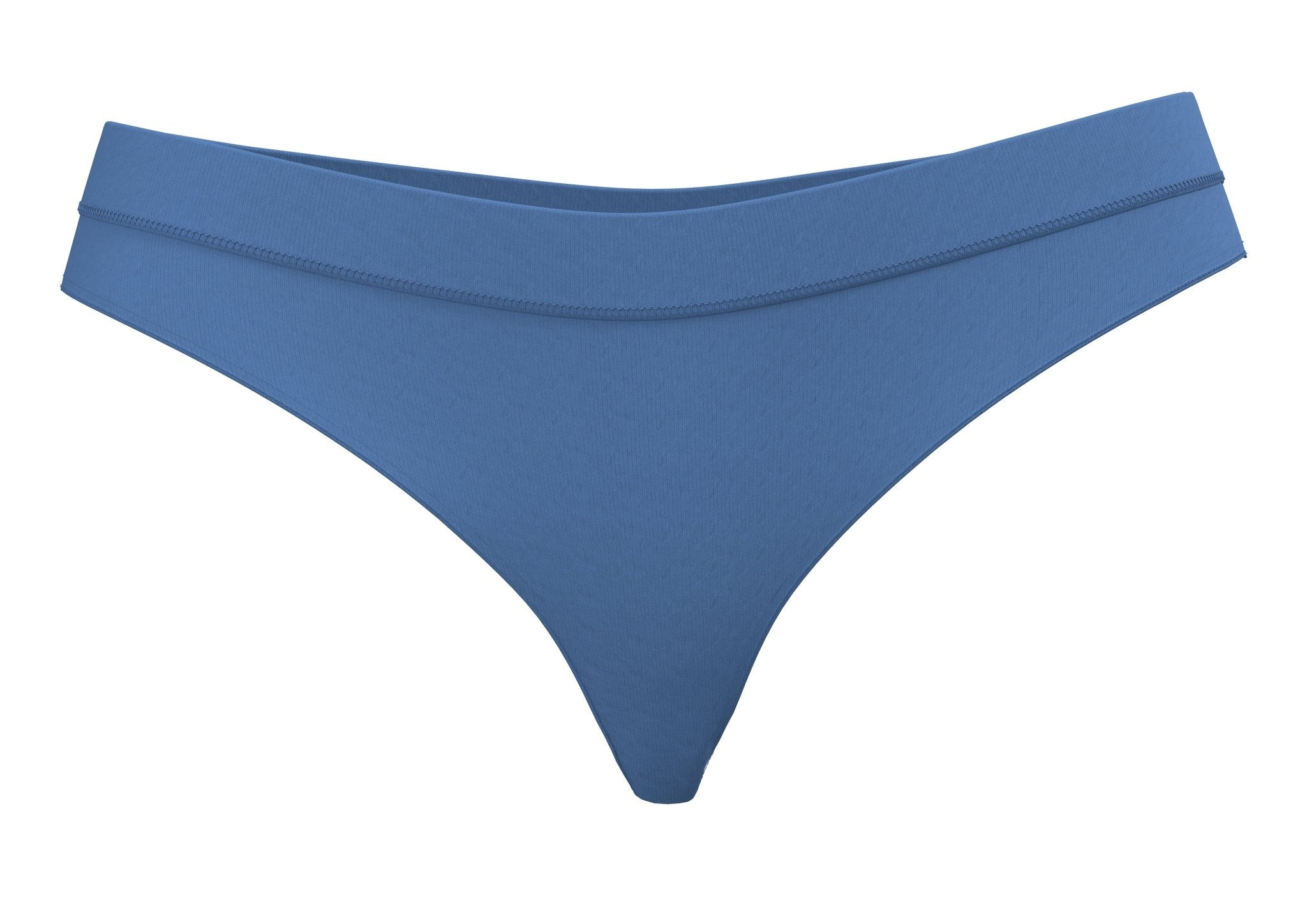 Bio-Baumwoll-String hoher Bund - Evermind.eco