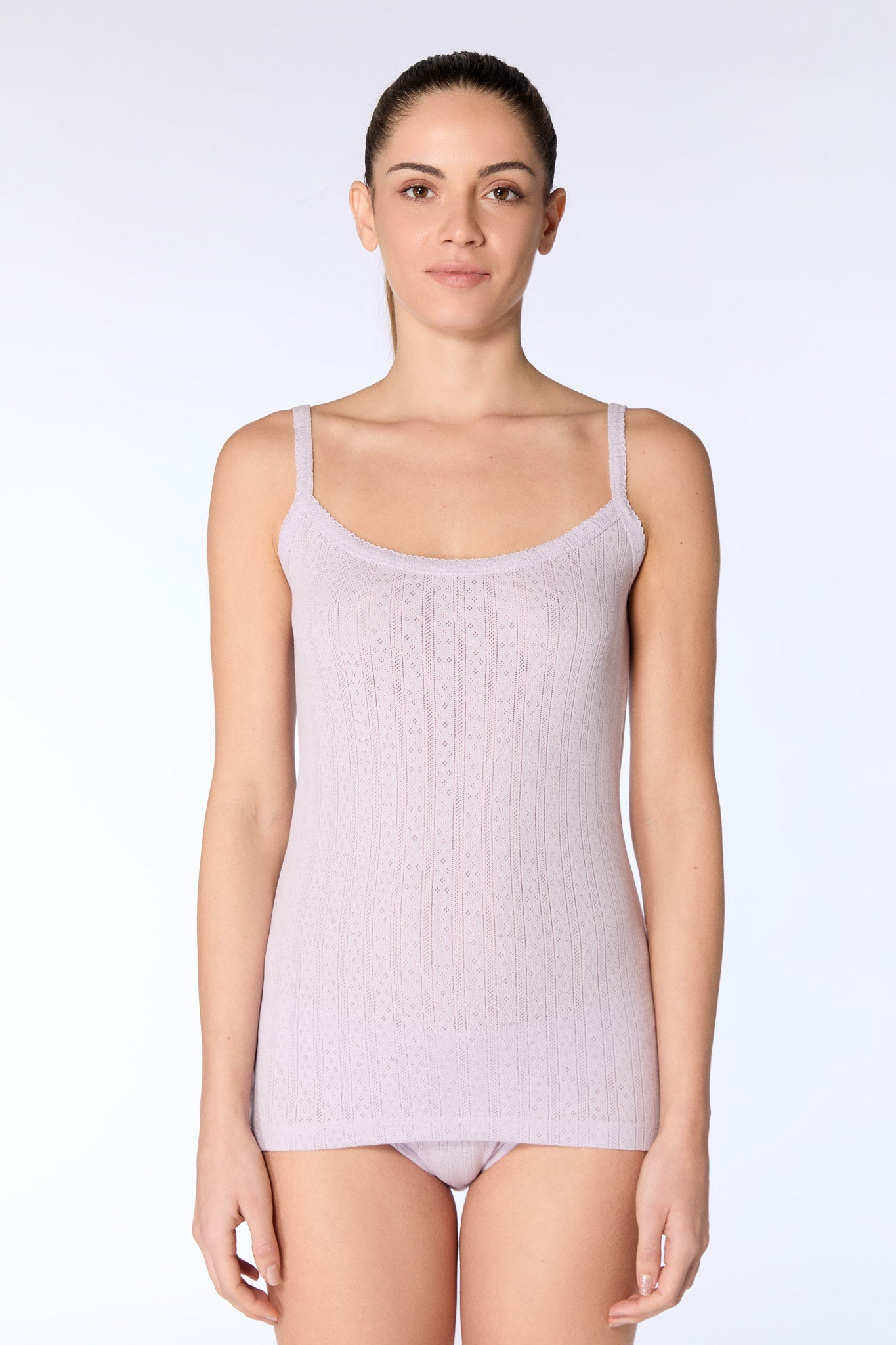 Bio-Baumwoll-Top Jacquard - Evermind.eco