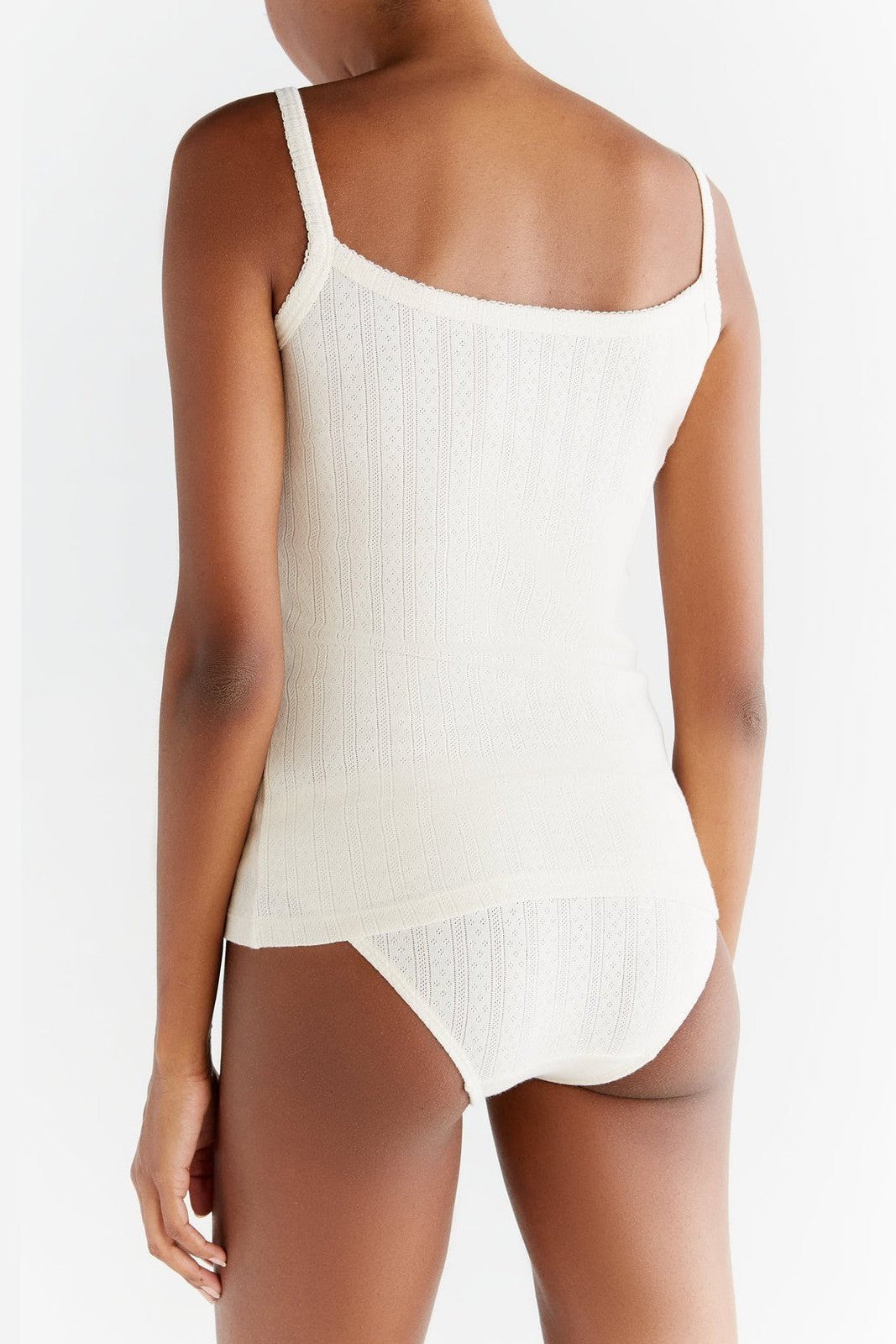 Bio-Baumwoll-Top Jacquard - Evermind.eco
