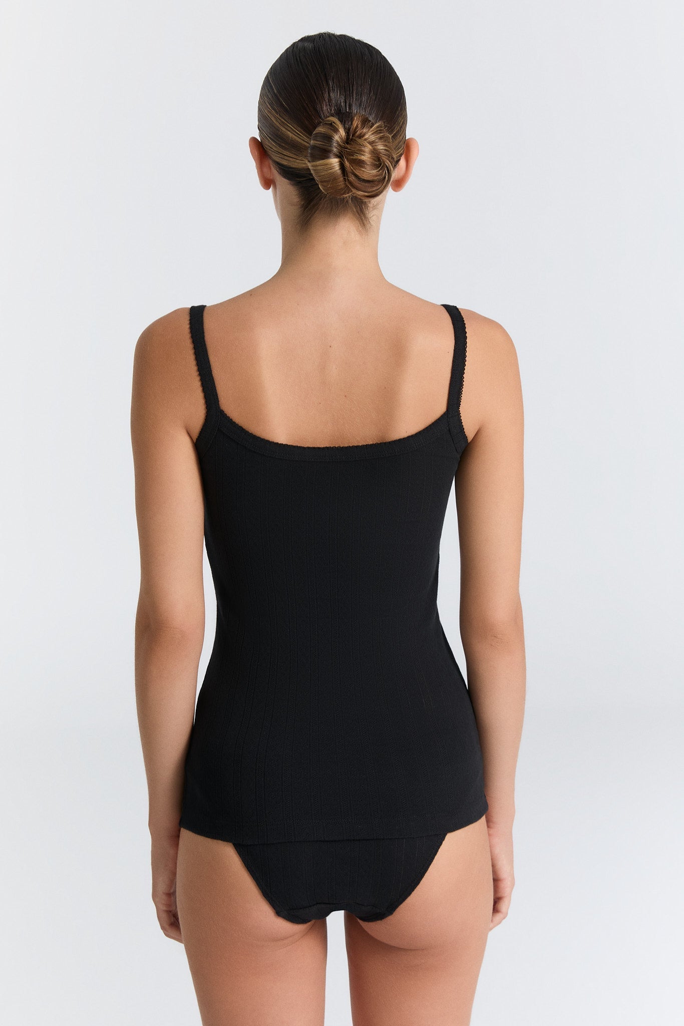 Bio-Baumwoll-Top Jacquard - Evermind.eco