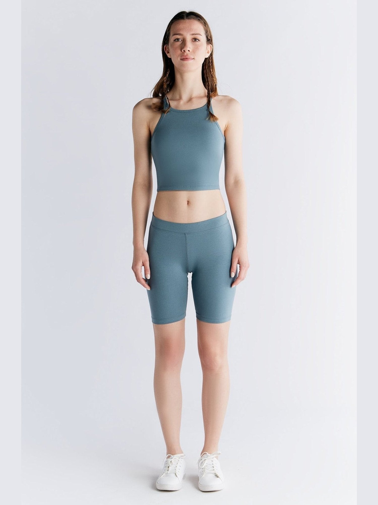 Bio-Baumwoll Top mit Bustier - Evermind.eco