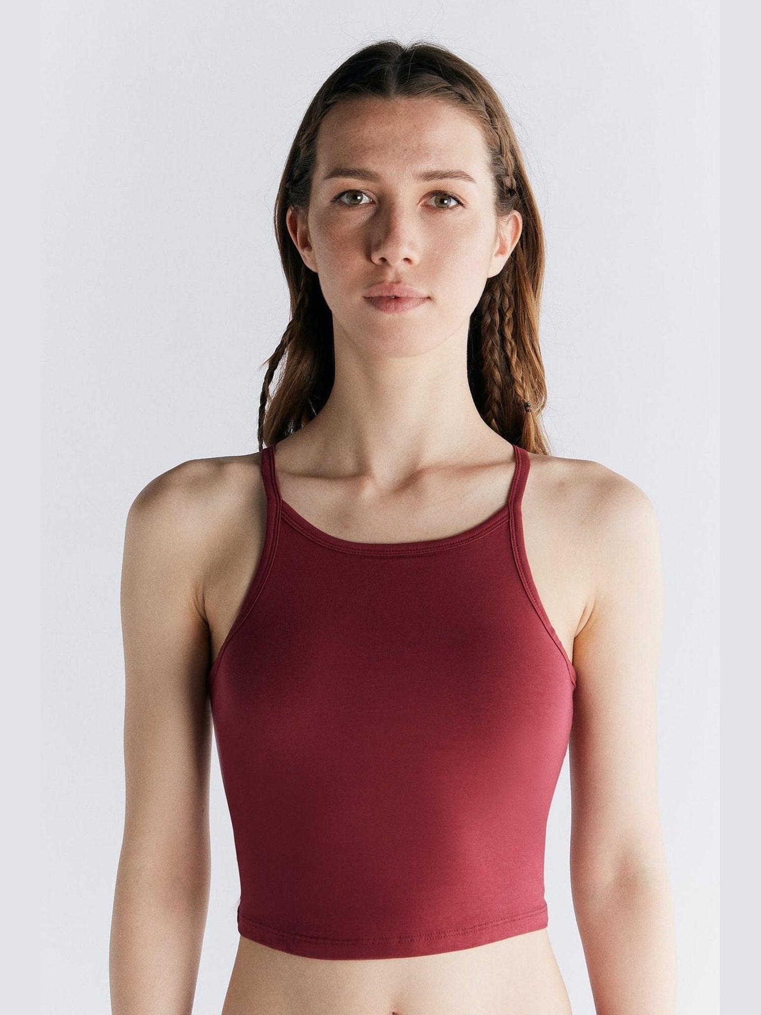 Bio-Baumwoll Top mit Bustier - Evermind.eco