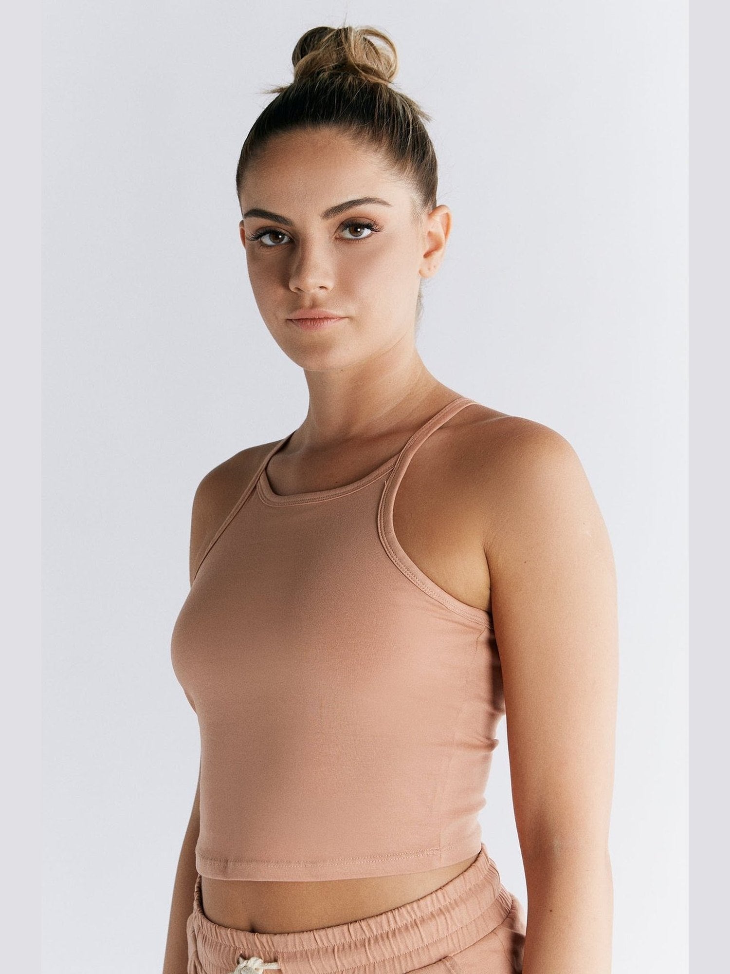 Bio-Baumwoll Top mit Bustier - Evermind.eco