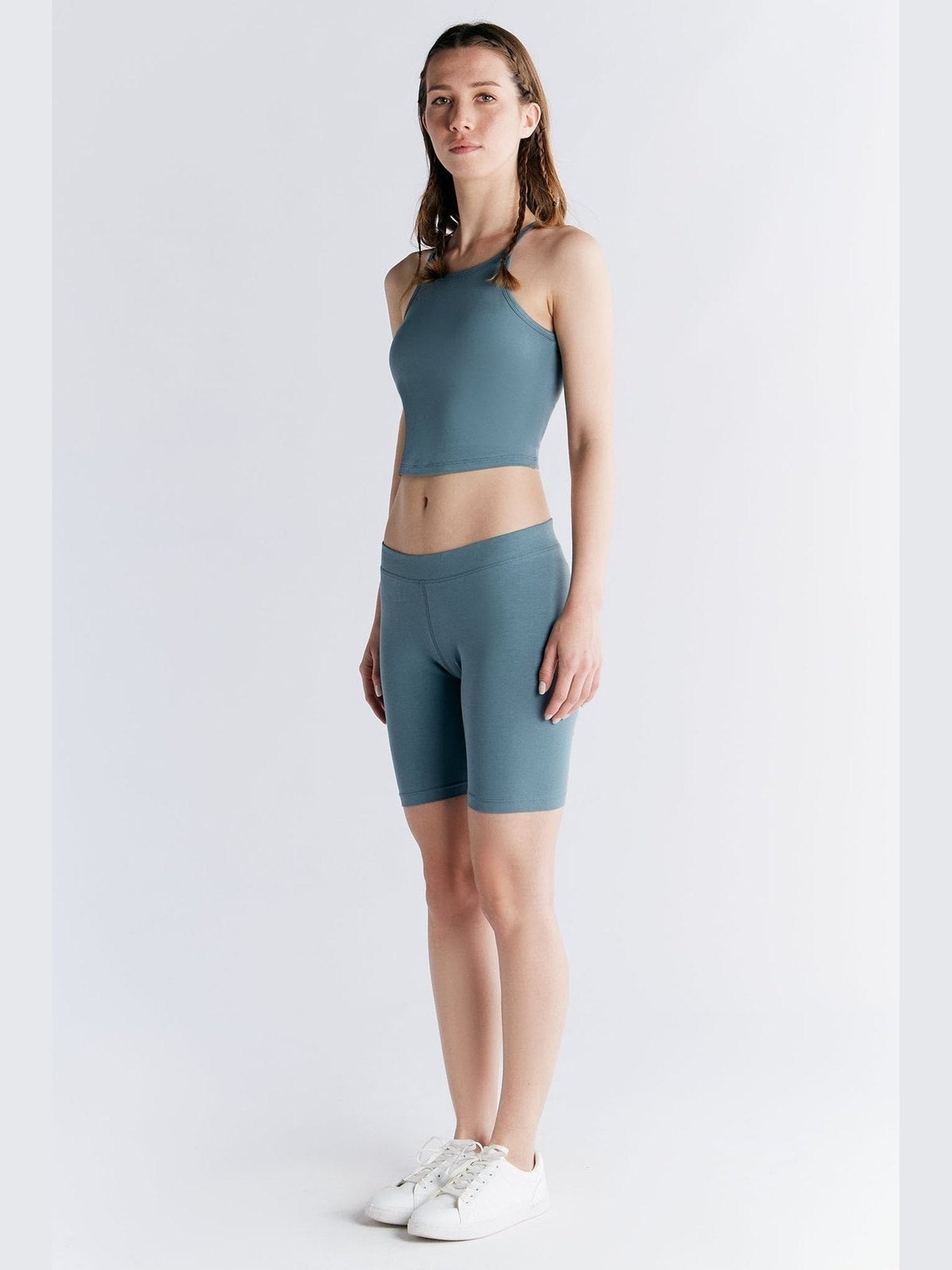 Bio-Baumwoll Top mit Bustier - Evermind.eco