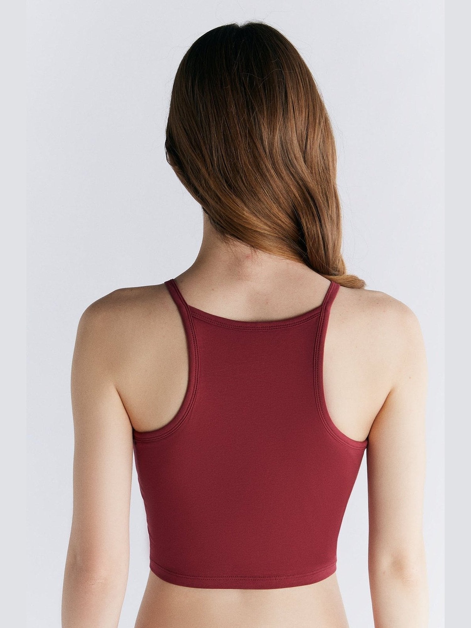 Bio-Baumwoll Top mit Bustier - Evermind.eco
