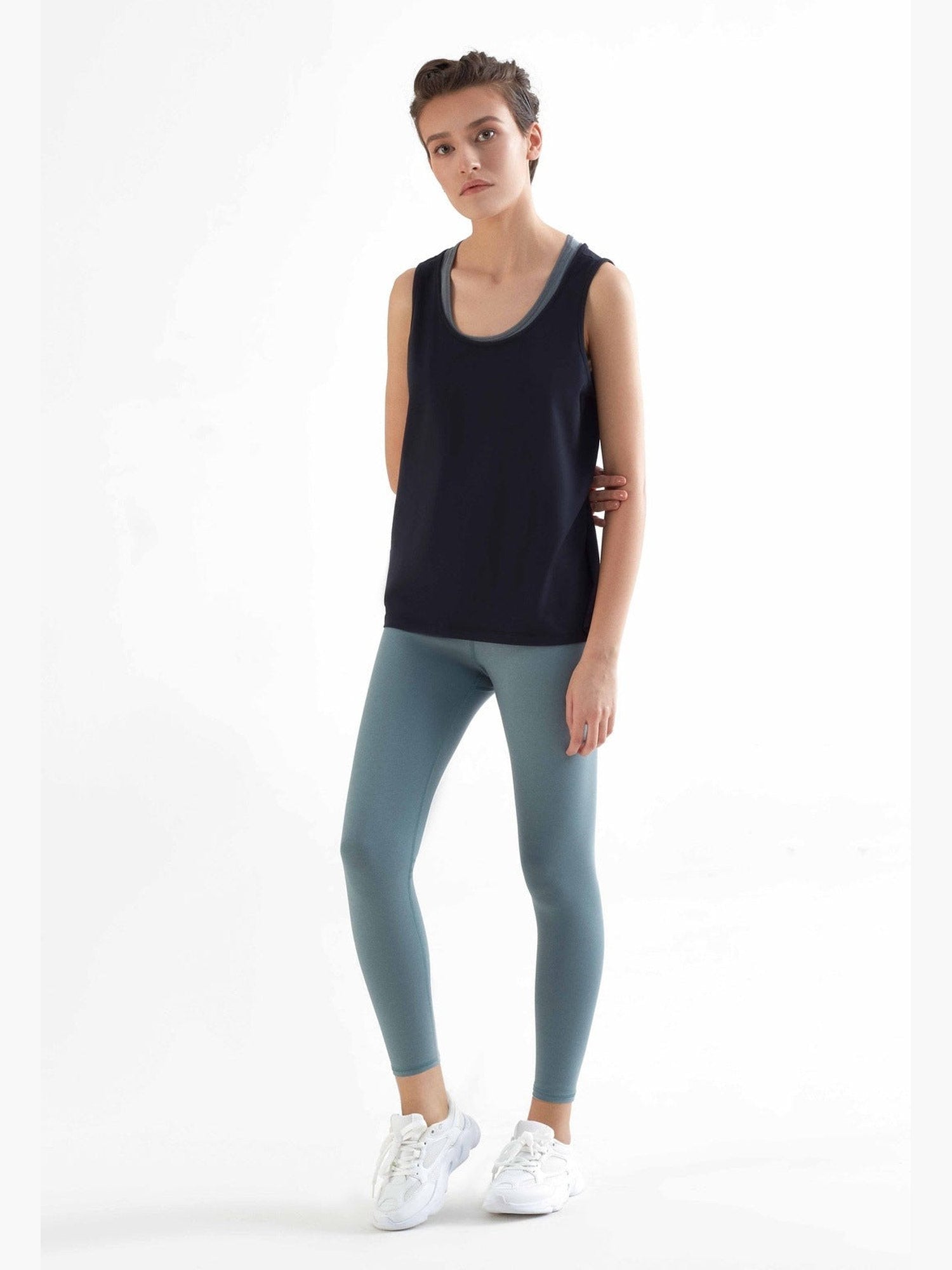 Damen 7/8 Leggings recycelt - Evermind.eco