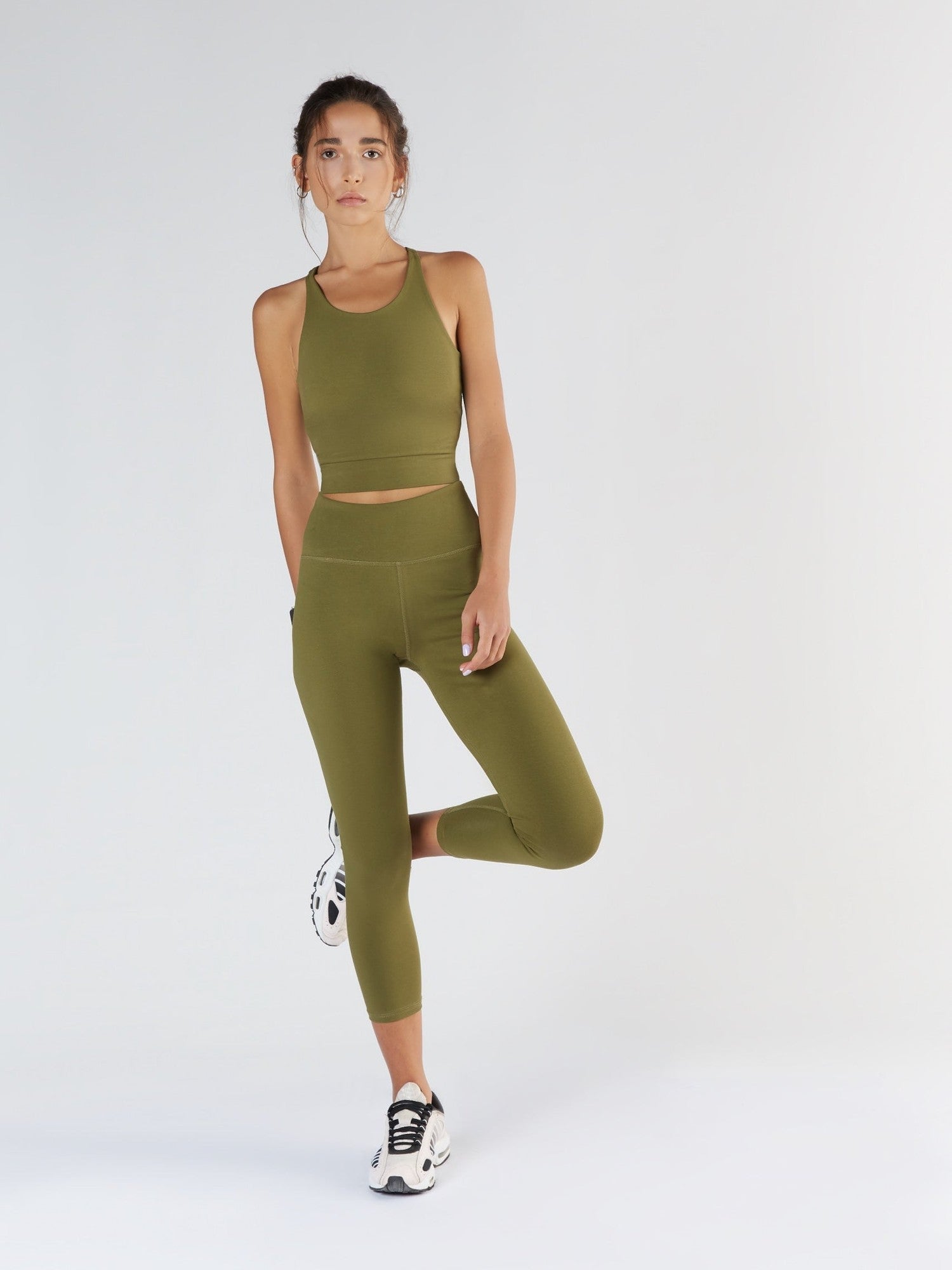 Damen 7/8 Leggings recycelt - Evermind.eco