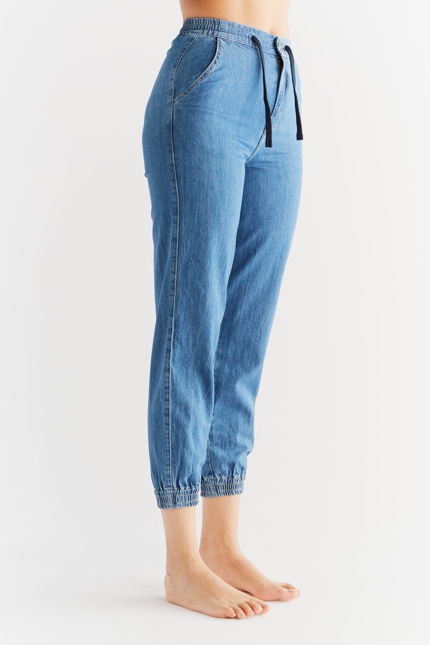 Damen Bio-Baumwoll Joggjeans - Evermind.eco
