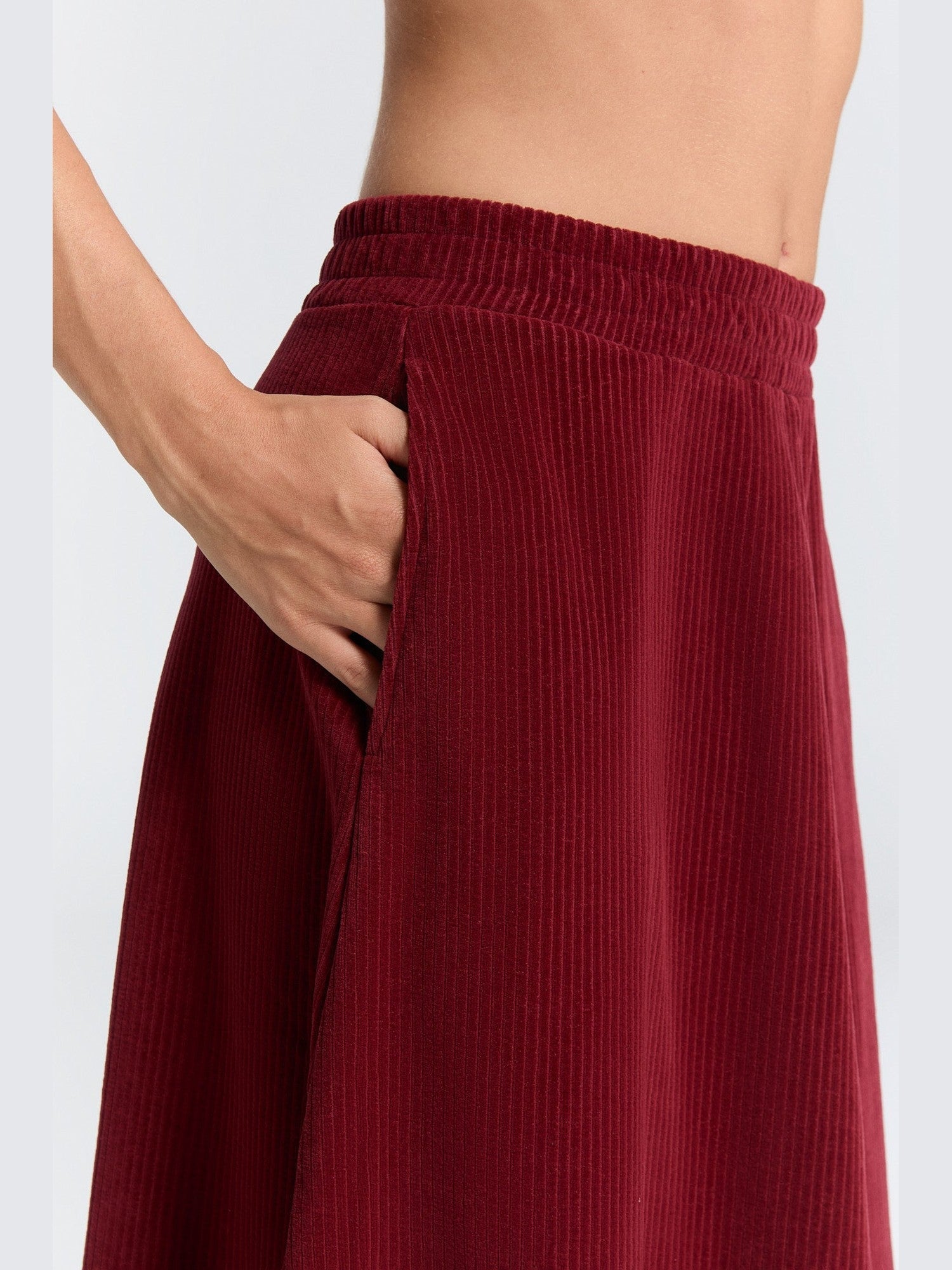 Damen Bio-Baumwoll Nicki-Cord Rock - Evermind.eco
