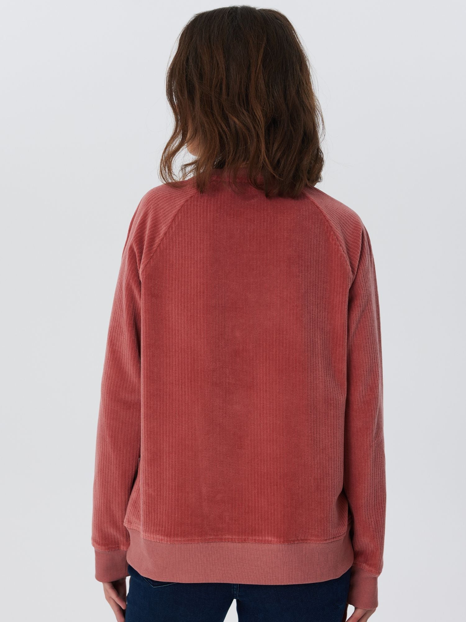 Damen Bio-Baumwoll Nicki-Cord Sweatshirt - Evermind.eco