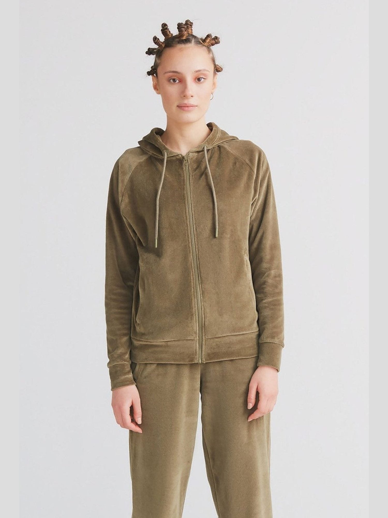 Damen Bio-Baumwoll Nickijacke - Evermind.eco