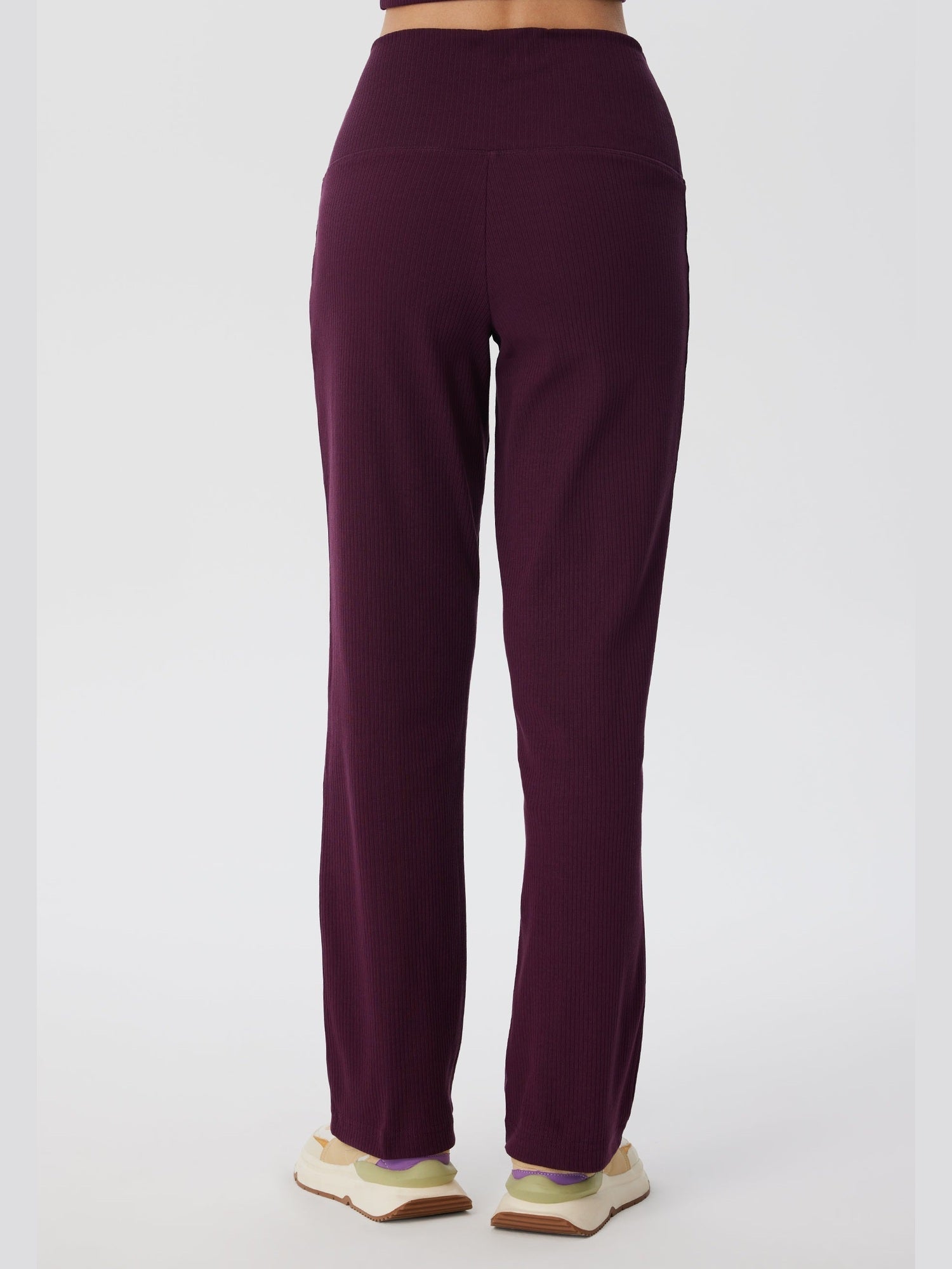 Damen Bio-Baumwoll Rippjersey-Hose - Evermind.eco
