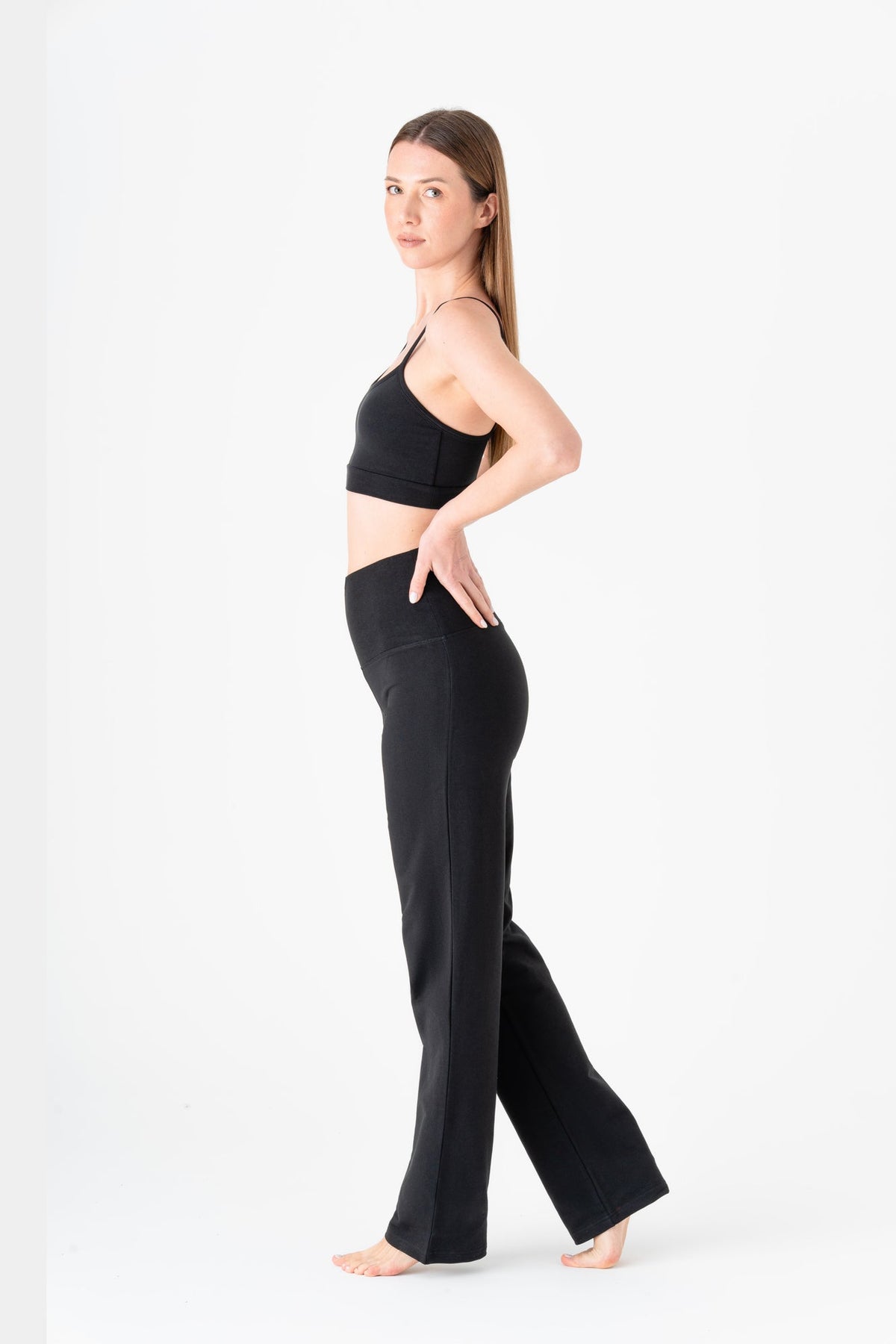 Damen Bio-Baumwoll Yogahose - Evermind.eco