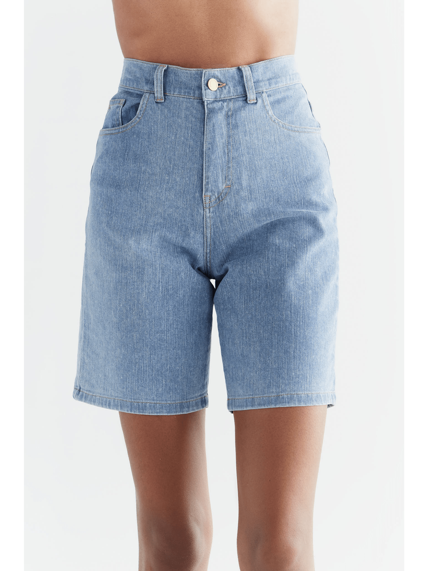 Damen Denim Shorts aus Bio-Baumwolle - Evermind.eco