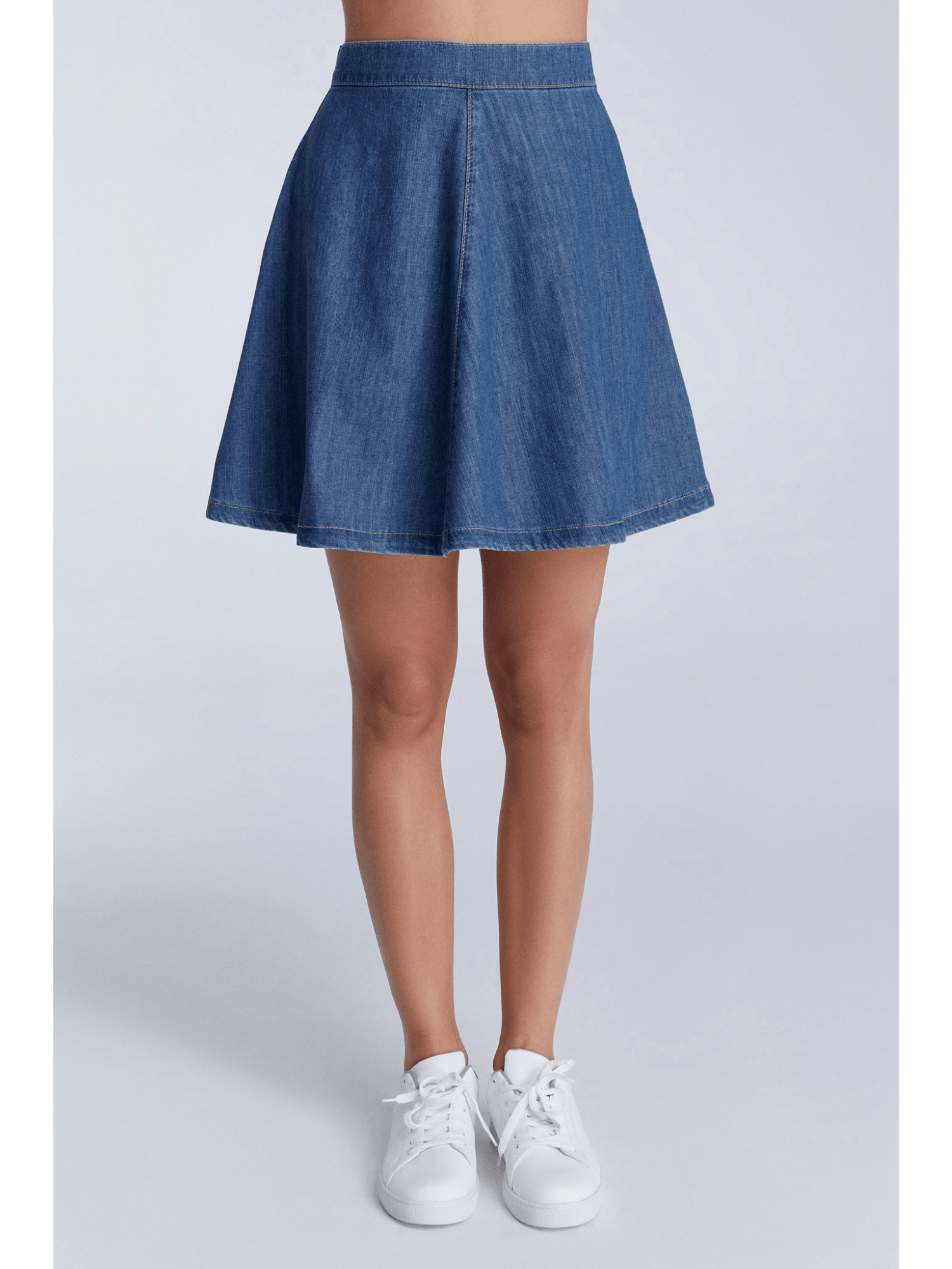 Damen Denimrock aus 100% Bio-Baumwolle - Evermind.eco