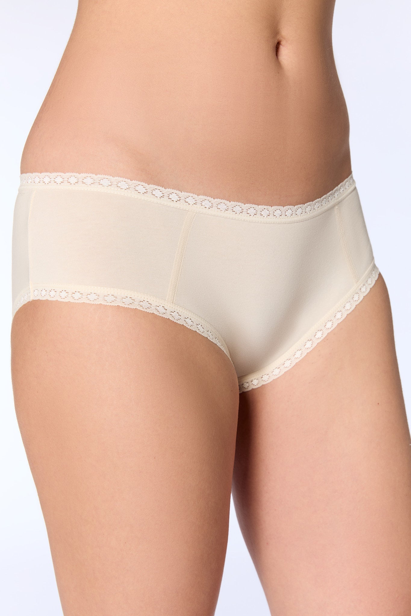 Damen Hipster mit Spitze (2er-Pack) - Evermind.eco