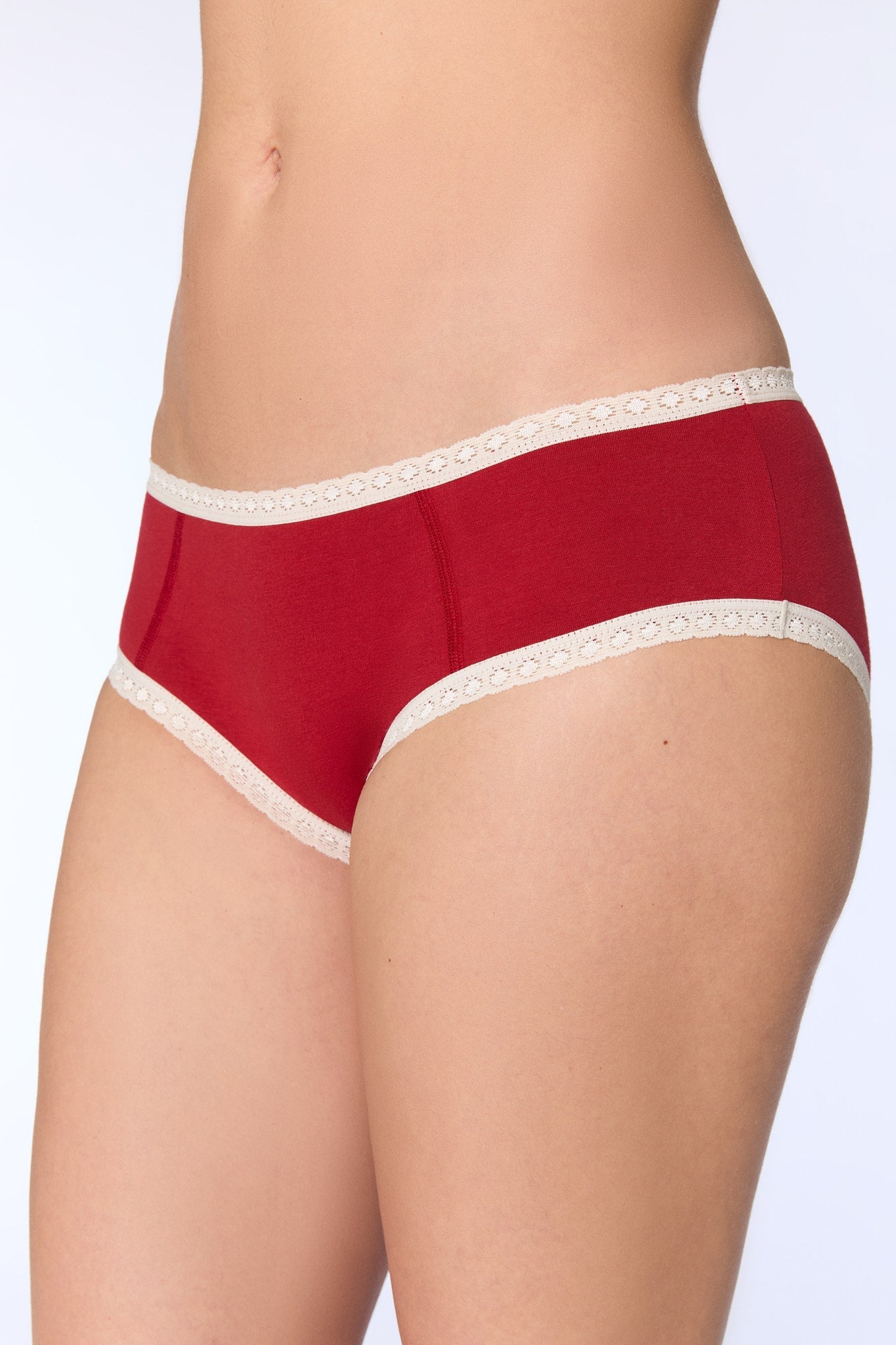 Damen Hipster mit Spitze (2er-Pack) - Evermind.eco