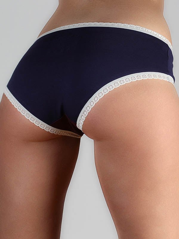 Damen Hipster mit Spitze (2er-Pack) - Evermind.eco