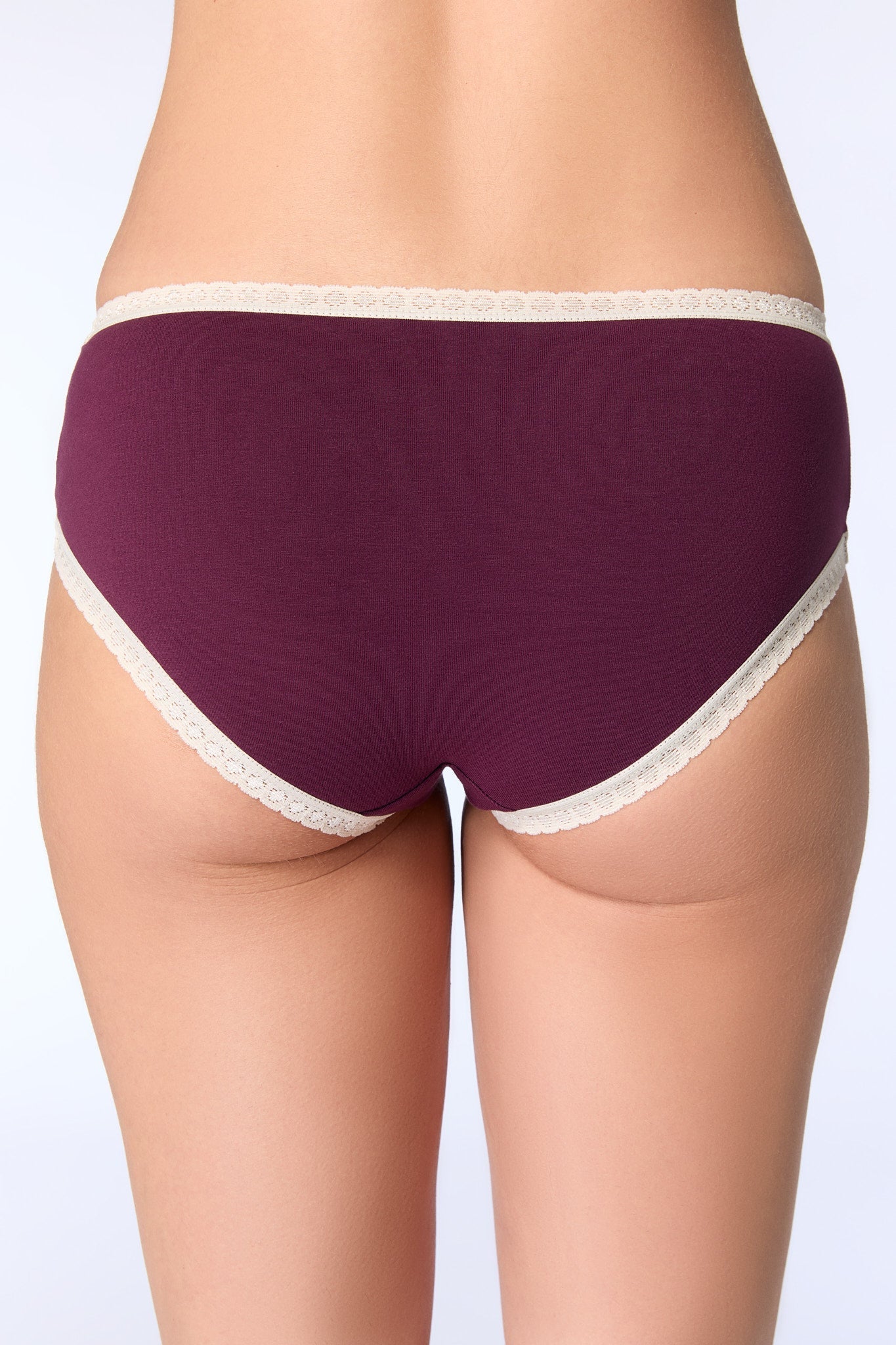 Damen Hipster mit Spitze (2er-Pack) - Evermind.eco