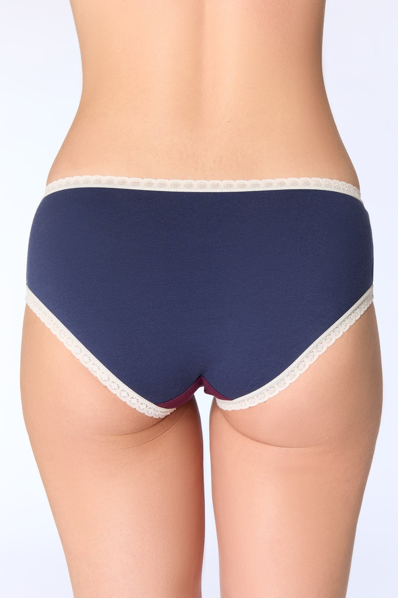 Damen Hipster mit Spitze (6er Pack) - Evermind.eco