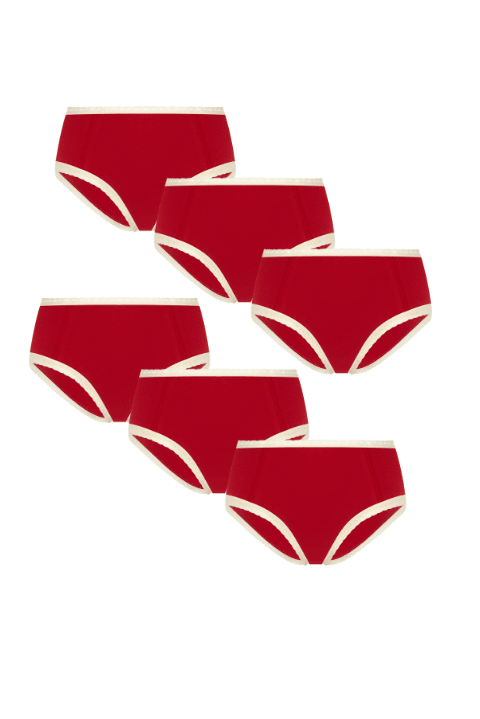 Damen Hipster mit Spitze (6er Pack) - Evermind.eco