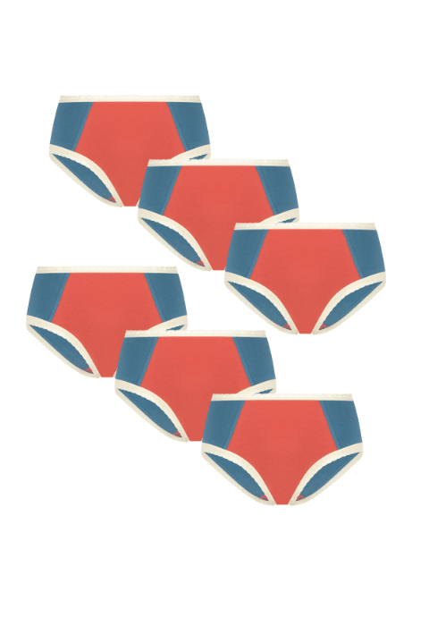 Damen Hipster mit Spitze (6er Pack) - Evermind.eco