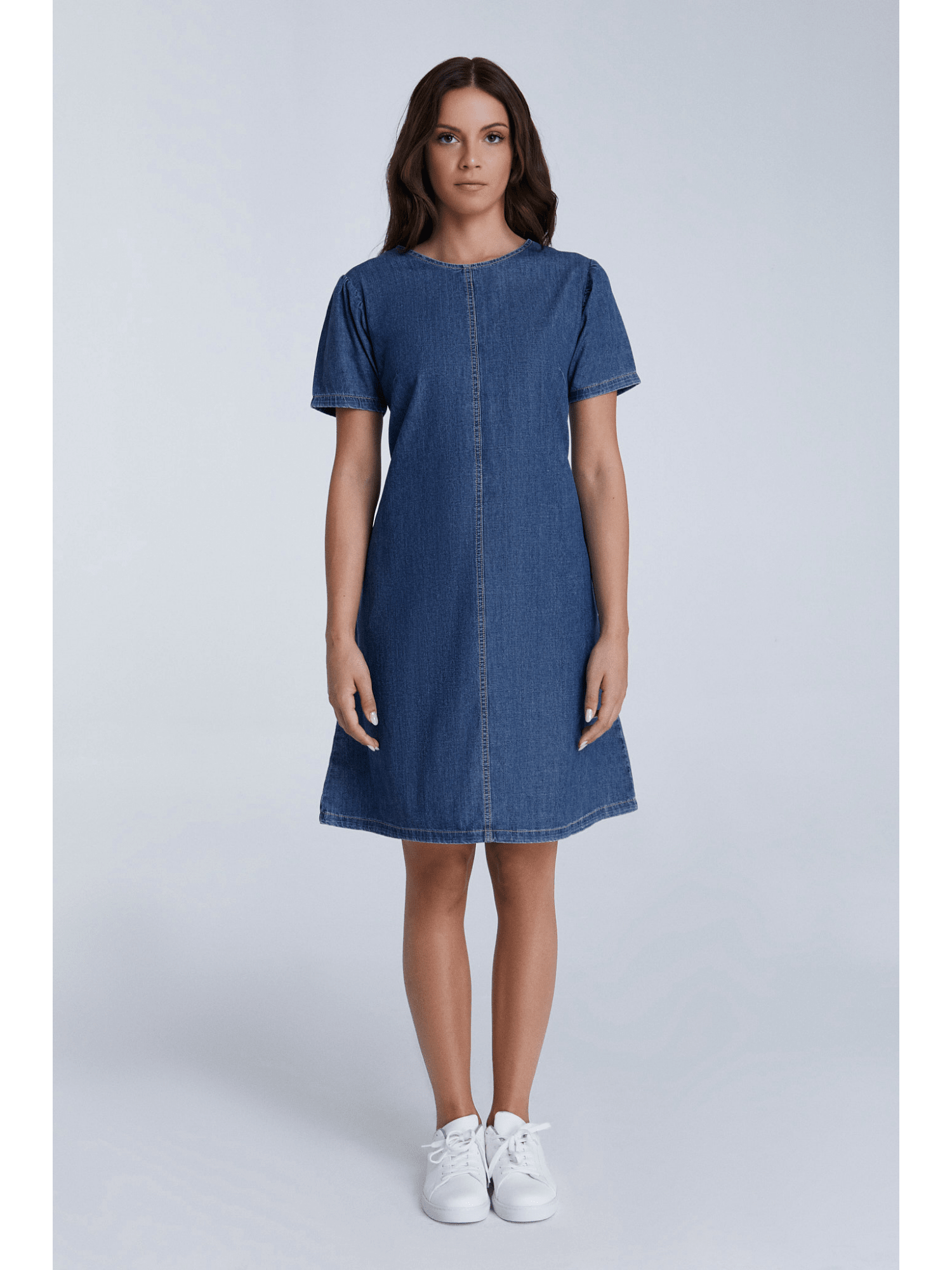 Damen Jeanskleid aus 100% Bio-Baumwolle - Evermind.eco