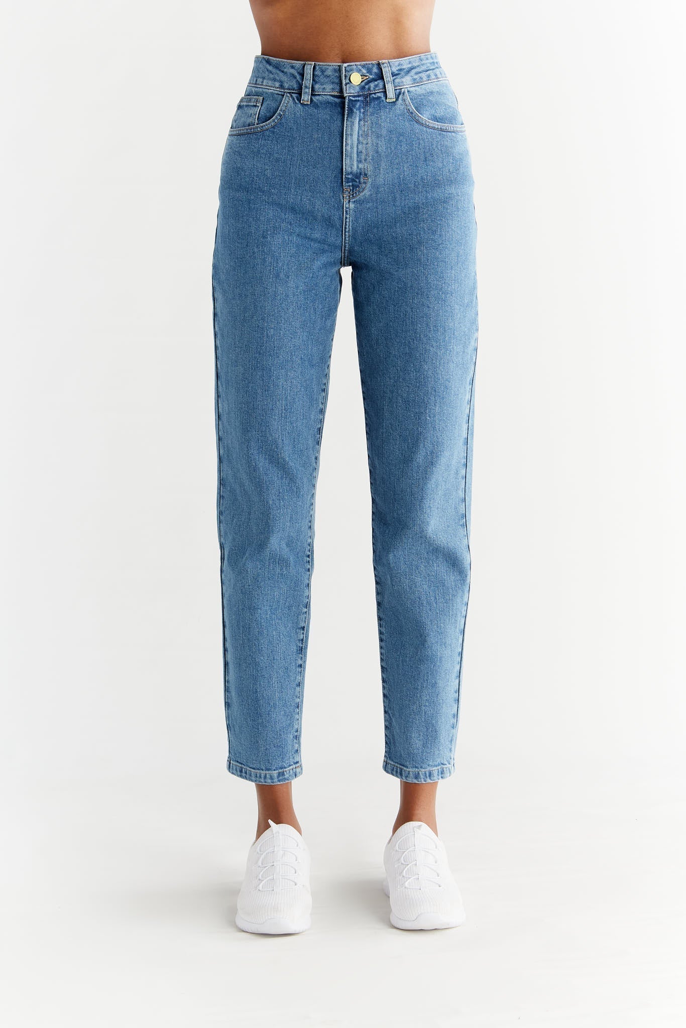 Damen Momfit Jeans aus Bio-Baumwolle - Evermind.eco