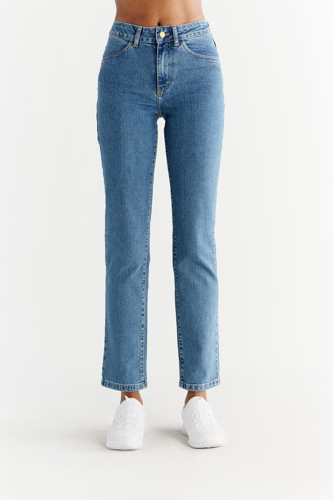 Damen Straight Fit Jeans aus Bio-Baumwolle - Evermind.eco