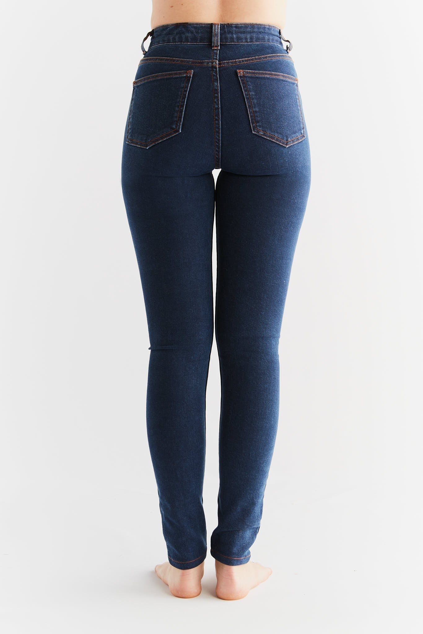 Damen Thermo Stretch Skinny Jeans - Evermind.eco