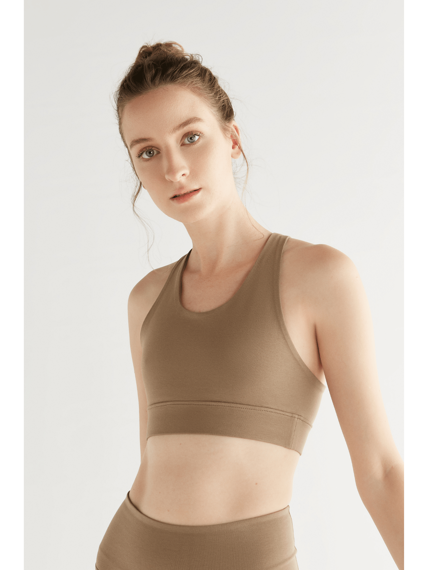 Damen Yoga Top recycelt - Evermind.eco