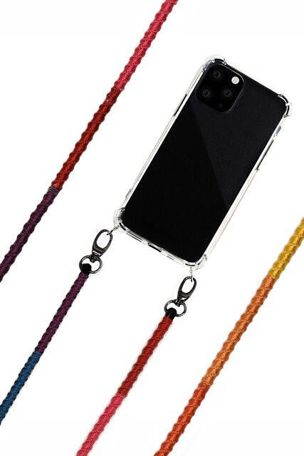 Handgemacht BioStyle Handy- & Taschengurt – Farbenfrohe Eleganz - Evermind.eco