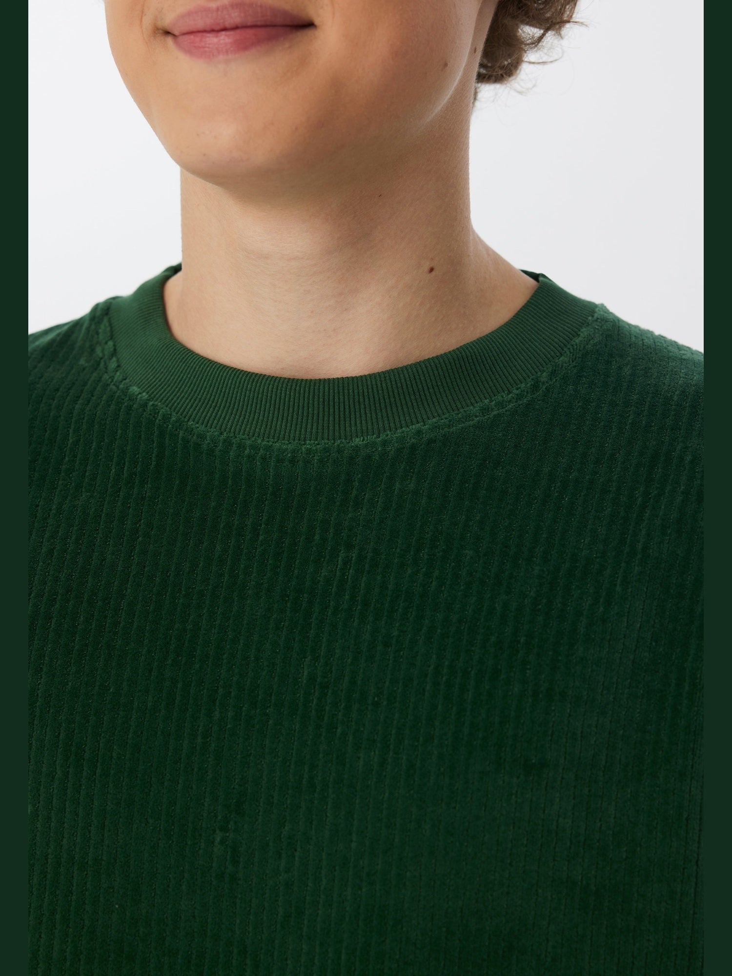 Herren Bio-Baumwoll Cord-Sweatshirt - Evermind.eco