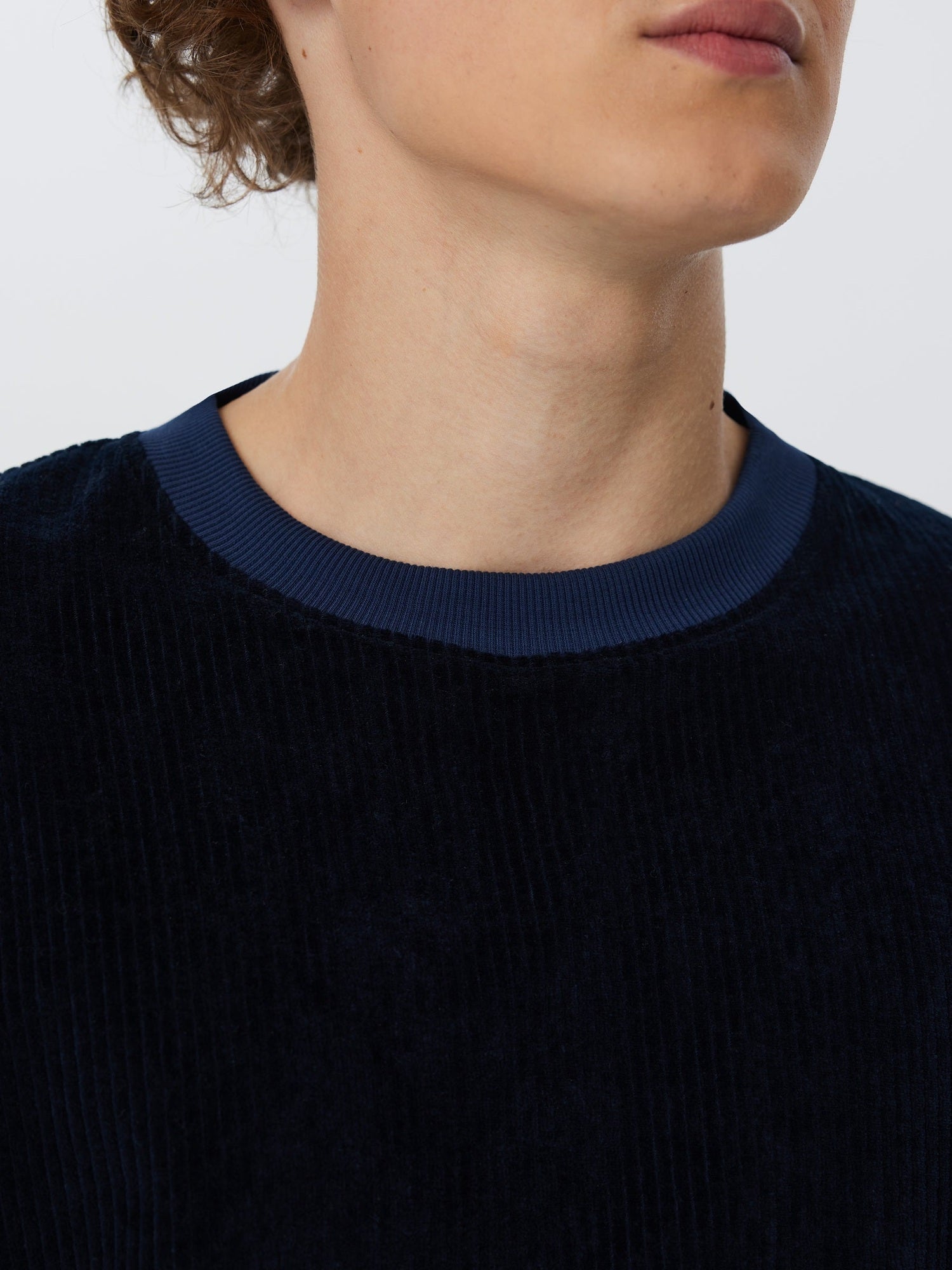 Herren Bio-Baumwoll Cord-Sweatshirt - Evermind.eco