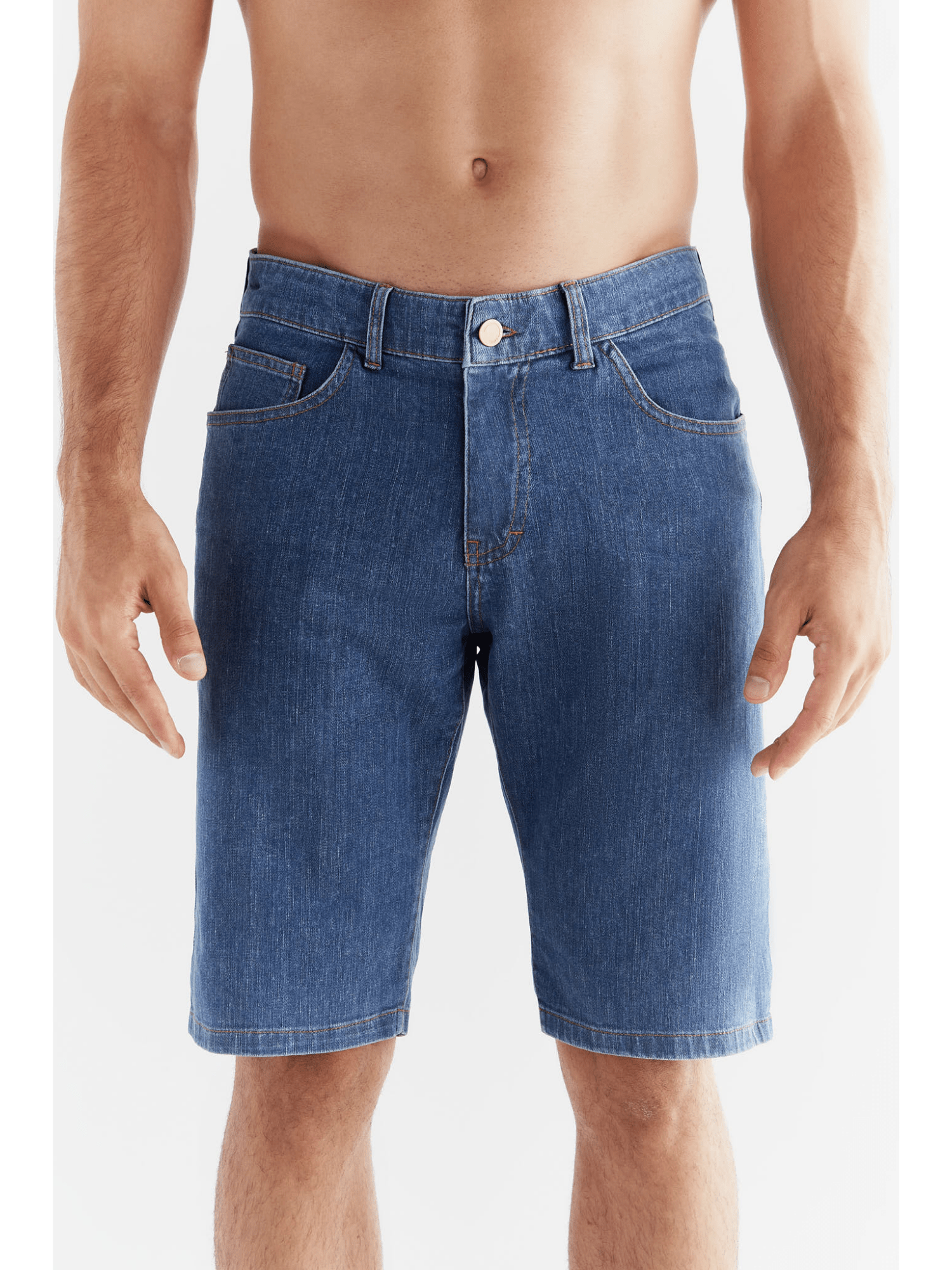 Herren Denim Shorts aus Bio-Baumwolle - Evermind.eco