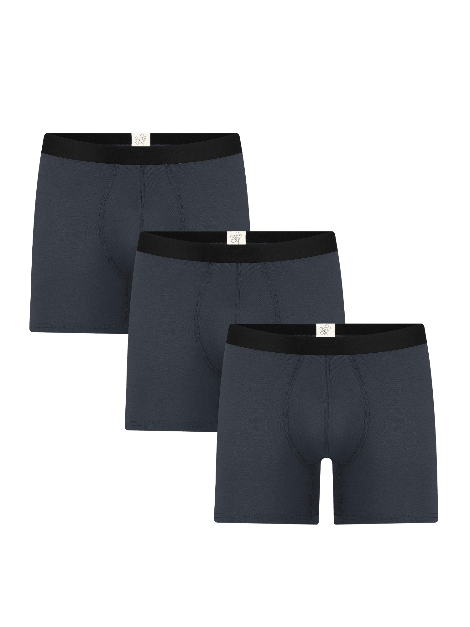 Herren Long Trunkshorts (3er-Pack) - Evermind.eco