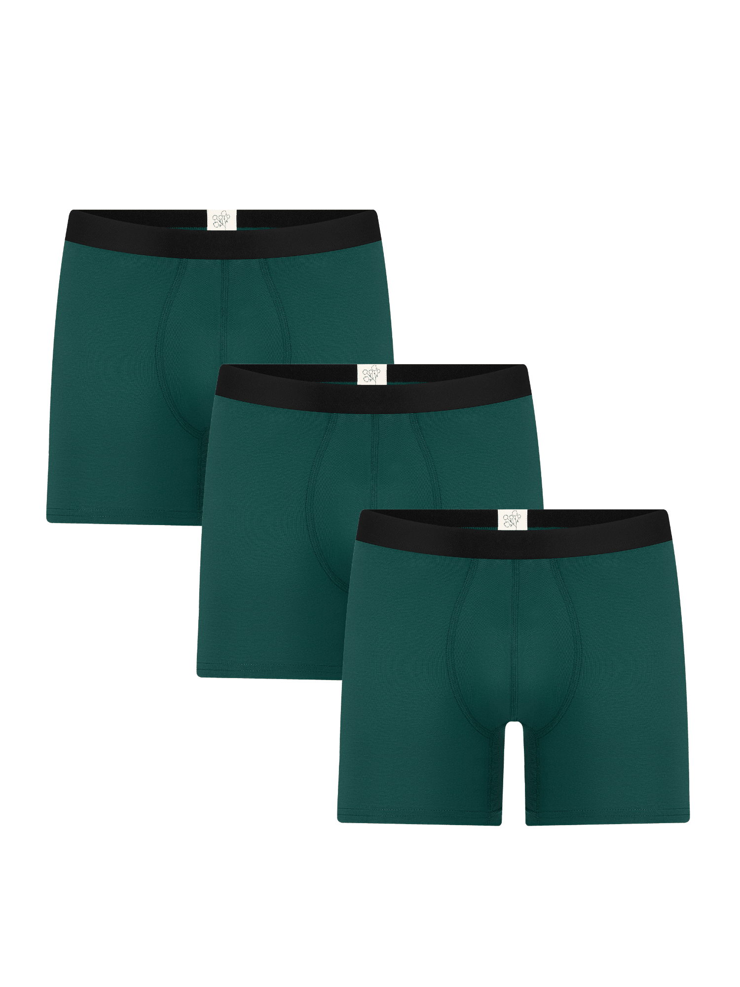 Herren Long Trunkshorts (3er-Pack) - Evermind.eco