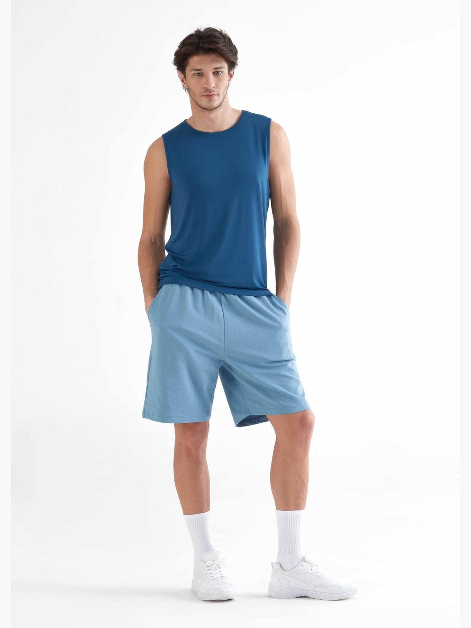 Herren Tanktop/Unterhemd recycelt - Evermind.eco