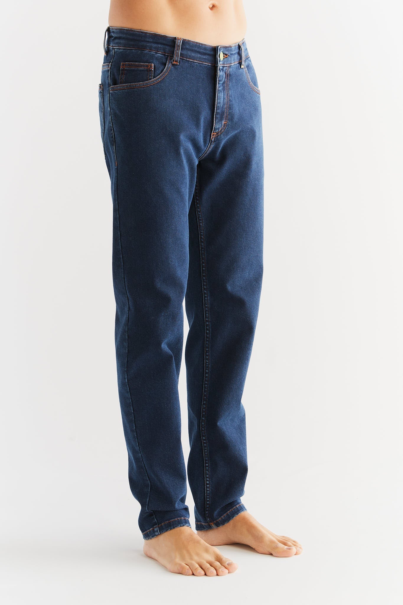 Herren Thermo Stretch Slim Jeans - Evermind.eco