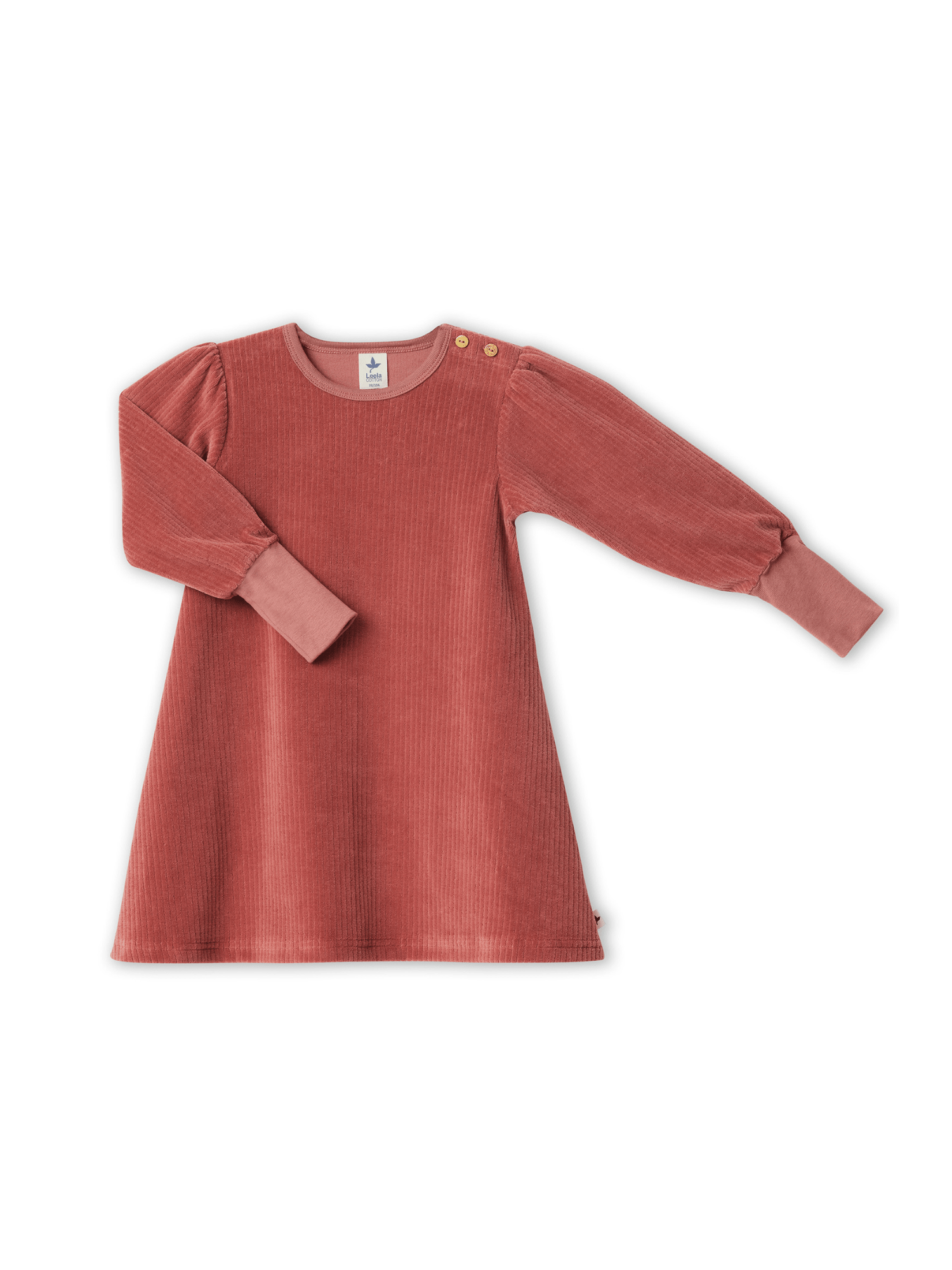 Kinder Bio-Baumwoll Cordkleid - Evermind.eco